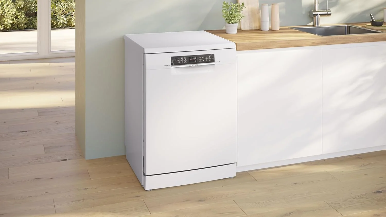 ماشین ظرفشویی ایستاده ۱۴ نفره بوش، ۷ برنامه، EcoSilence Drive و Home Connect – مدل SMS6HMW76M سفید ماشین ظرفشویی ایستاده ۱۴ نفره بوش، ۷ برنامه، EcoSilence Drive و Home Connect – مدل SMS6HMW76M سفید