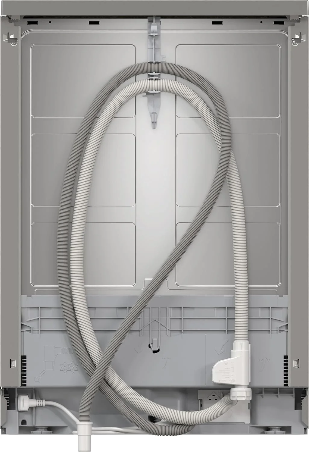 ماشین ظرفشویی سری 2 بوش، ایستاده، VarioSpeed، HygienePlus 60 سانتی متر، استیل ضد اثر انگشت SMS26AI00M