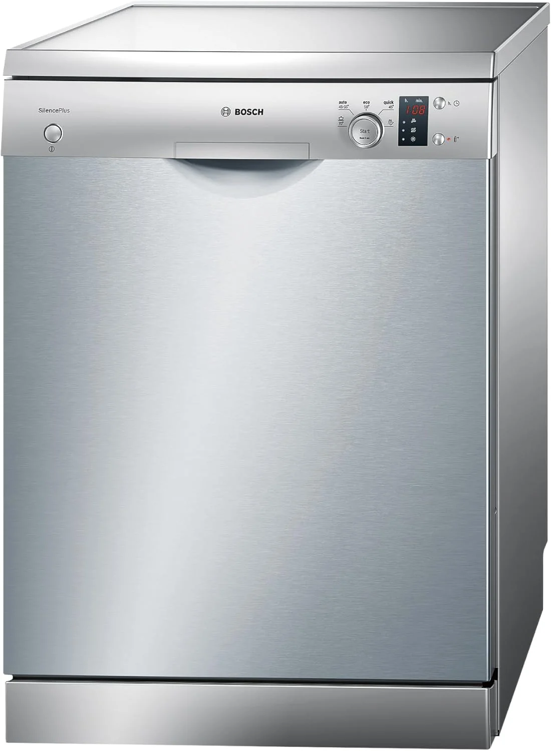 ماشین ظرفشویی ایستاده سری 4 بوش، 12 نفره، مهندسی آلمان، EcoSilence Drive، مدل SMS50D08GC