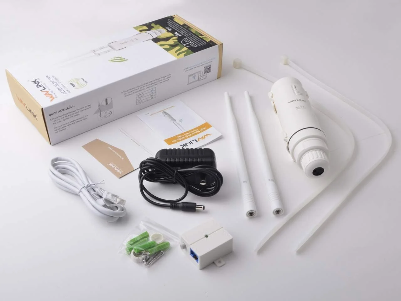 تقویت کننده وای فای بیرونی ضد آب WAVLINK AC600، دو باند 2.4 گیگاهرتز و 5 گیگاهرتز، تقویت کننده و توسعه دهنده سیگنال اینترنت بی سیم دوربرد و حالت روتر/AP/تکرار کننده/WISP با POE، بدون نقاط کور وای فای برای خانه تقویت کننده وای فای بیرونی ضد آب WAVLINK AC600، دو باند 2.4 گیگاهرتز و 5 گیگاهرتز، تقویت کننده و توسعه دهنده سیگنال اینترنت بی سیم دوربرد و حالت روتر/AP/تکرار کننده/WISP با POE، بدون نقاط کور وای فای برای خانه