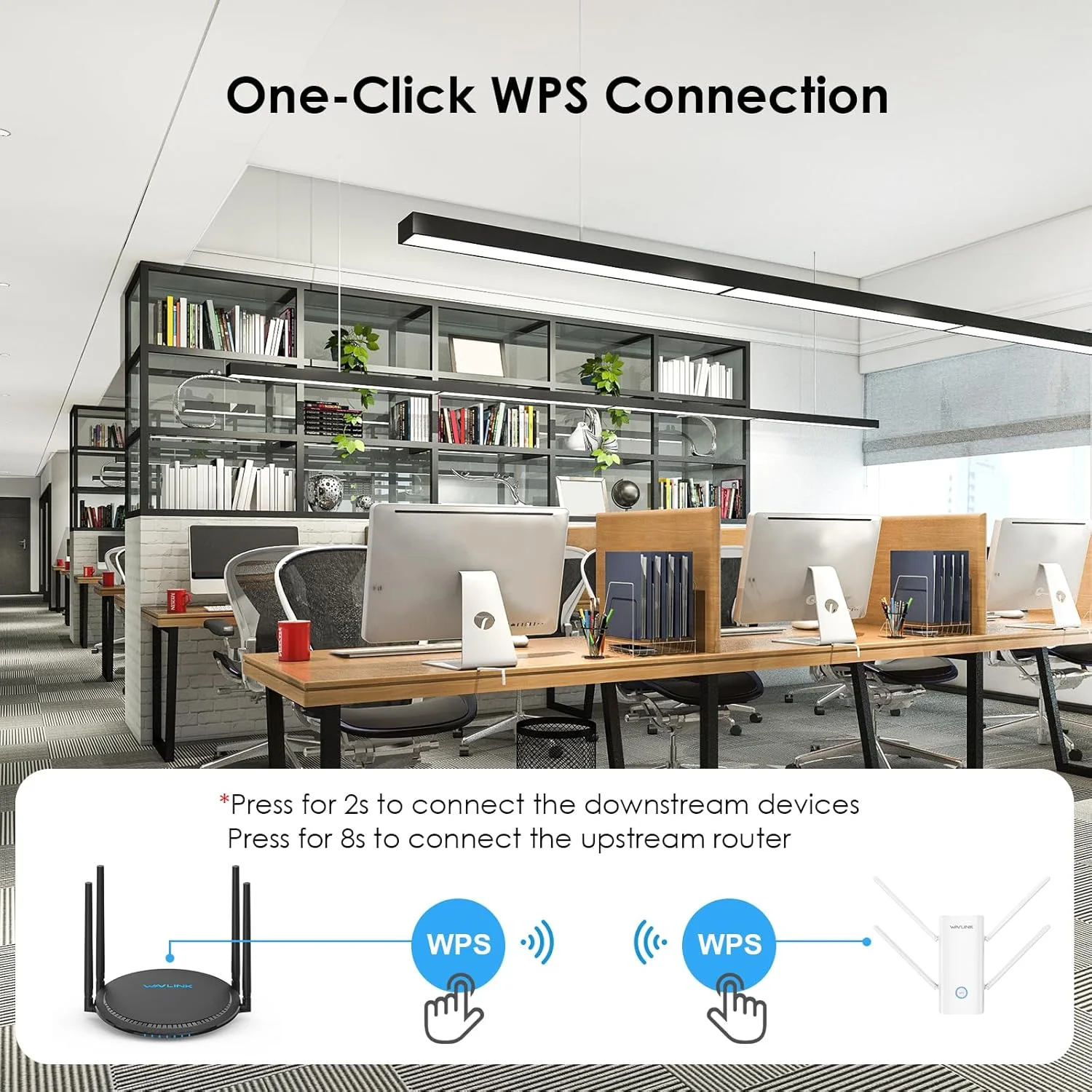 تقویت کننده سیگنال وای فای 6 WAVLINK AX3000 برای خانه، تکرار کننده دو بانده 3000 مگابیت بر ثانیه (5 گیگاهرتز/2.4 گیگاهرتز) با پورت اترنت گیگابیتی، نقطه دسترسی، راه اندازی با 1 ضربه تقویت کننده سیگنال وای فای 6 WAVLINK AX3000 برای خانه، تکرار کننده دو بانده 3000 مگابیت بر ثانیه (5 گیگاهرتز/2.4 گیگاهرتز) با پورت اترنت گیگابیتی، نقطه دسترسی، راه اندازی با 1 ضربه