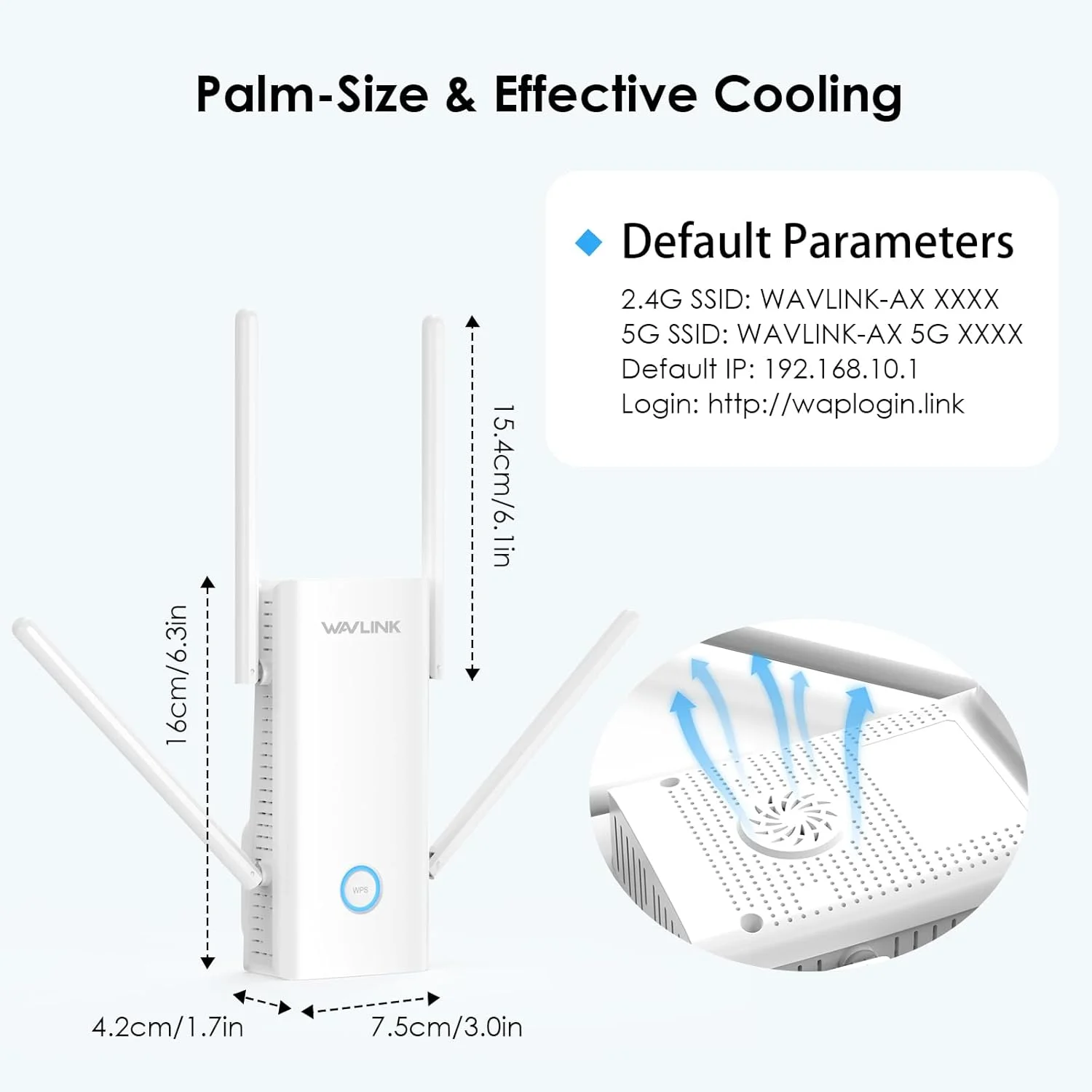 تقویت کننده سیگنال وای فای 6 WAVLINK AX3000 برای خانه، تکرار کننده دو بانده 3000 مگابیت بر ثانیه (5 گیگاهرتز/2.4 گیگاهرتز) با پورت اترنت گیگابیتی، نقطه دسترسی، راه اندازی با 1 ضربه تقویت کننده سیگنال وای فای 6 WAVLINK AX3000 برای خانه، تکرار کننده دو بانده 3000 مگابیت بر ثانیه (5 گیگاهرتز/2.4 گیگاهرتز) با پورت اترنت گیگابیتی، نقطه دسترسی، راه اندازی با 1 ضربه