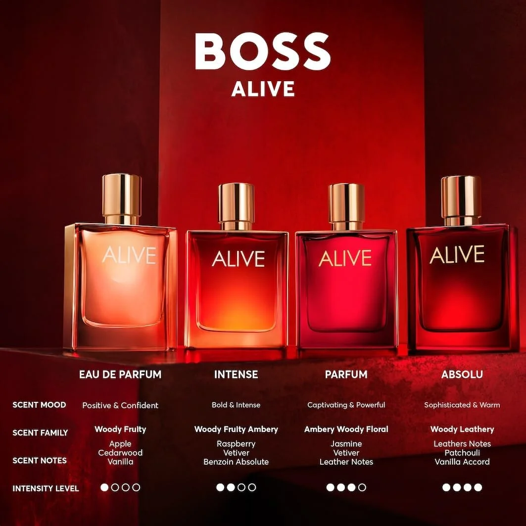 عطر زنانه هوگو باس Alive Absolu Parfum Intense حجم 50 میلی لیتر (1.6oz)
