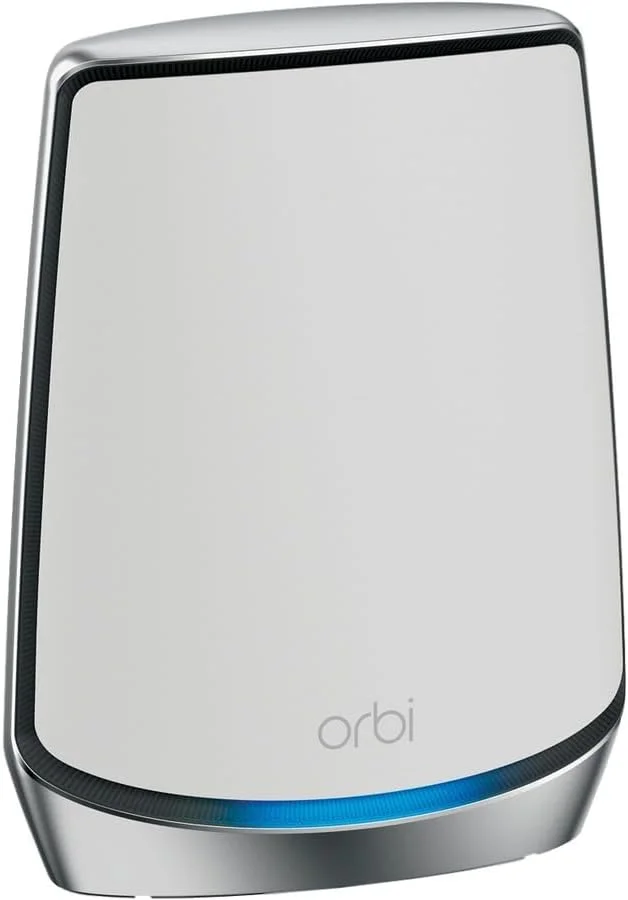 سیستم وای-فای 6 مش سه بانده NETGEAR Orbi Whole Home (RBK853) - روتر با 2 توسعه دهنده ماهواره ای، پوشش تا 7500 فوت مربع، 100 دستگاه، AX6000 (تا 6 گیگابیت بر ثانیه) سیستم وای-فای 6 مش سه بانده NETGEAR Orbi Whole Home (RBK853) - روتر با 2 توسعه دهنده ماهواره ای، پوشش تا 7500 فوت مربع، 100 دستگاه، AX6000 (تا 6 گیگابیت بر ثانیه)