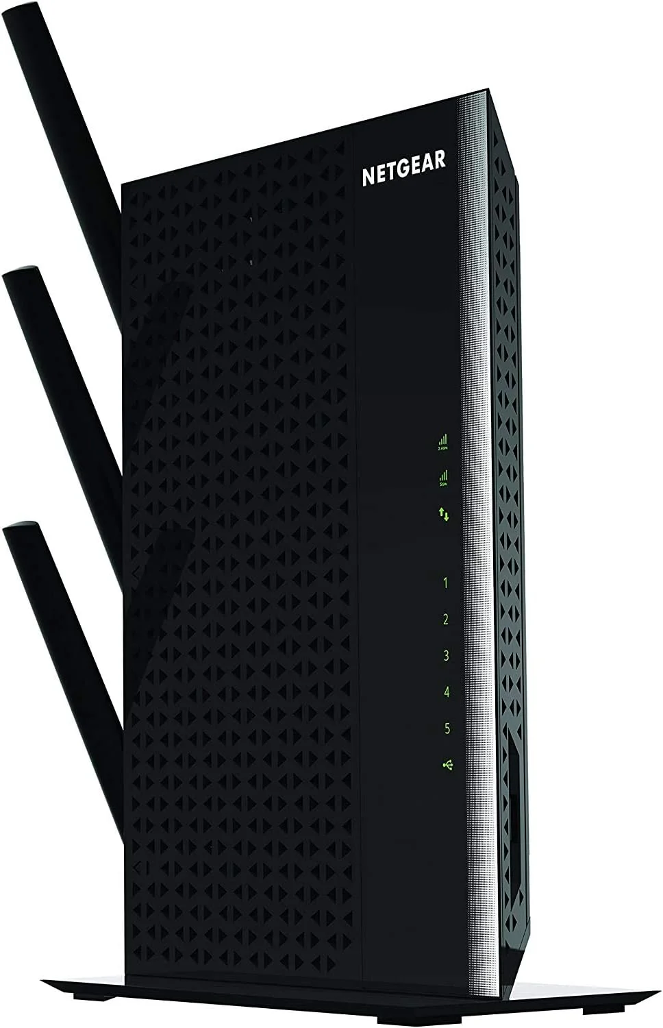 تقویت کننده محدوده وای فای مش نت گیر NETGEAR EX7000 - پوشش تا 2100 فوت مربع و 35 دستگاه با تقویت کننده و تکرار کننده سیگنال بی سیم دو بانده AC1900 (سرعت تا 1900 مگابیت در ثانیه)، به همراه رومینگ هوشمند مش