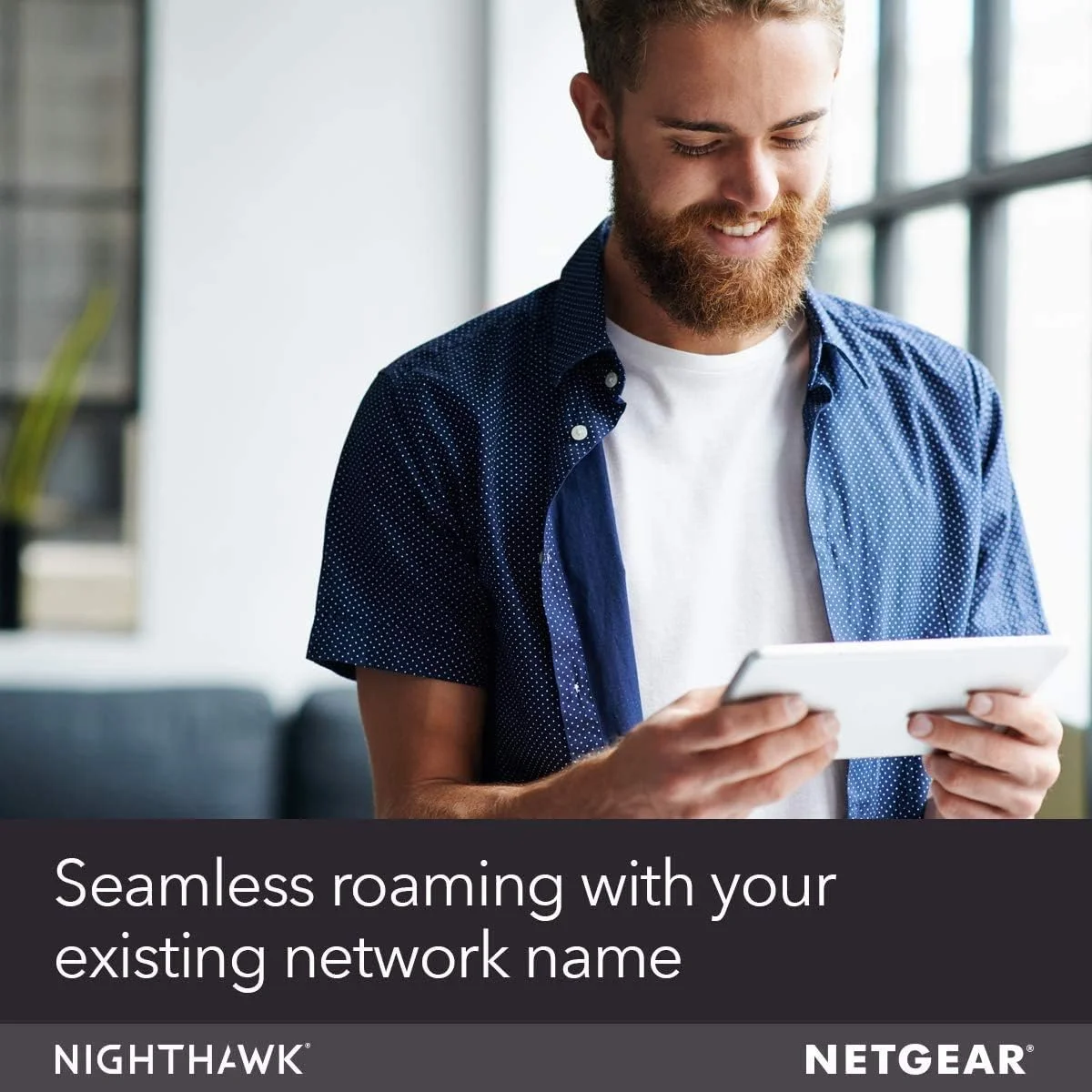 تقویت کننده محدوده وای فای مش نت گیر NETGEAR EX7000 - پوشش تا 2100 فوت مربع و 35 دستگاه با تقویت کننده و تکرار کننده سیگنال بی سیم دو بانده AC1900 (سرعت تا 1900 مگابیت در ثانیه)، به همراه رومینگ هوشمند مش تقویت کننده محدوده وای فای مش نت گیر NETGEAR EX7000 - پوشش تا 2100 فوت مربع و 35 دستگاه با تقویت کننده و تکرار کننده سیگنال بی سیم دو بانده AC1900 (سرعت تا 1900 مگابیت در ثانیه)، به همراه رومینگ هوشمند مش