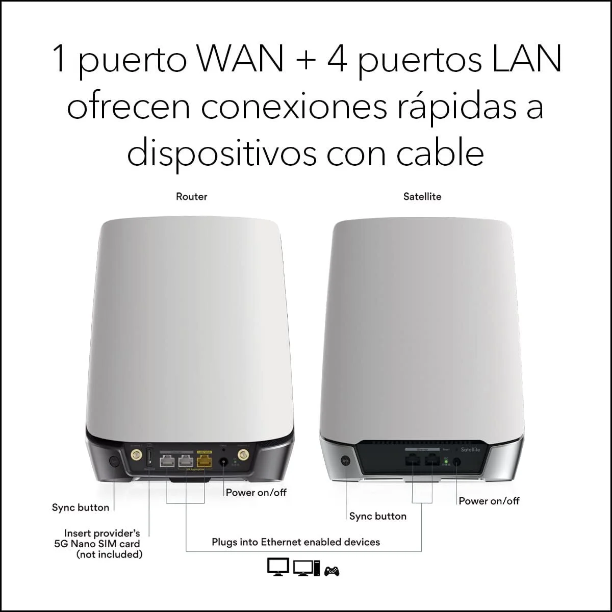 سیستم مش وای فای 6 سه بانده 5G NETGEAR Orbi (NBK752) - روتر با 1 توسعه دهنده ماهواره ای | پوشش تا 465 متر مربع، 40 دستگاه | AX4200 (تا 4.2 گیگابیت در ثانیه) سیستم مش وای فای 6 سه بانده 5G NETGEAR Orbi (NBK752) - روتر با 1 توسعه دهنده ماهواره ای | پوشش تا 465 متر مربع، 40 دستگاه | AX4200 (تا 4.2 گیگابیت در ثانیه)