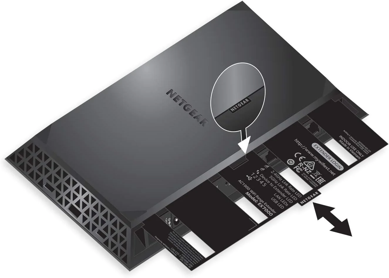 تقویت کننده محدوده وای فای مش نت گیر NETGEAR EX7000 - پوشش تا 2100 فوت مربع و 35 دستگاه با تقویت کننده و تکرار کننده سیگنال بی سیم دو بانده AC1900 (سرعت تا 1900 مگابیت در ثانیه)، به همراه رومینگ هوشمند مش تقویت کننده محدوده وای فای مش نت گیر NETGEAR EX7000 - پوشش تا 2100 فوت مربع و 35 دستگاه با تقویت کننده و تکرار کننده سیگنال بی سیم دو بانده AC1900 (سرعت تا 1900 مگابیت در ثانیه)، به همراه رومینگ هوشمند مش