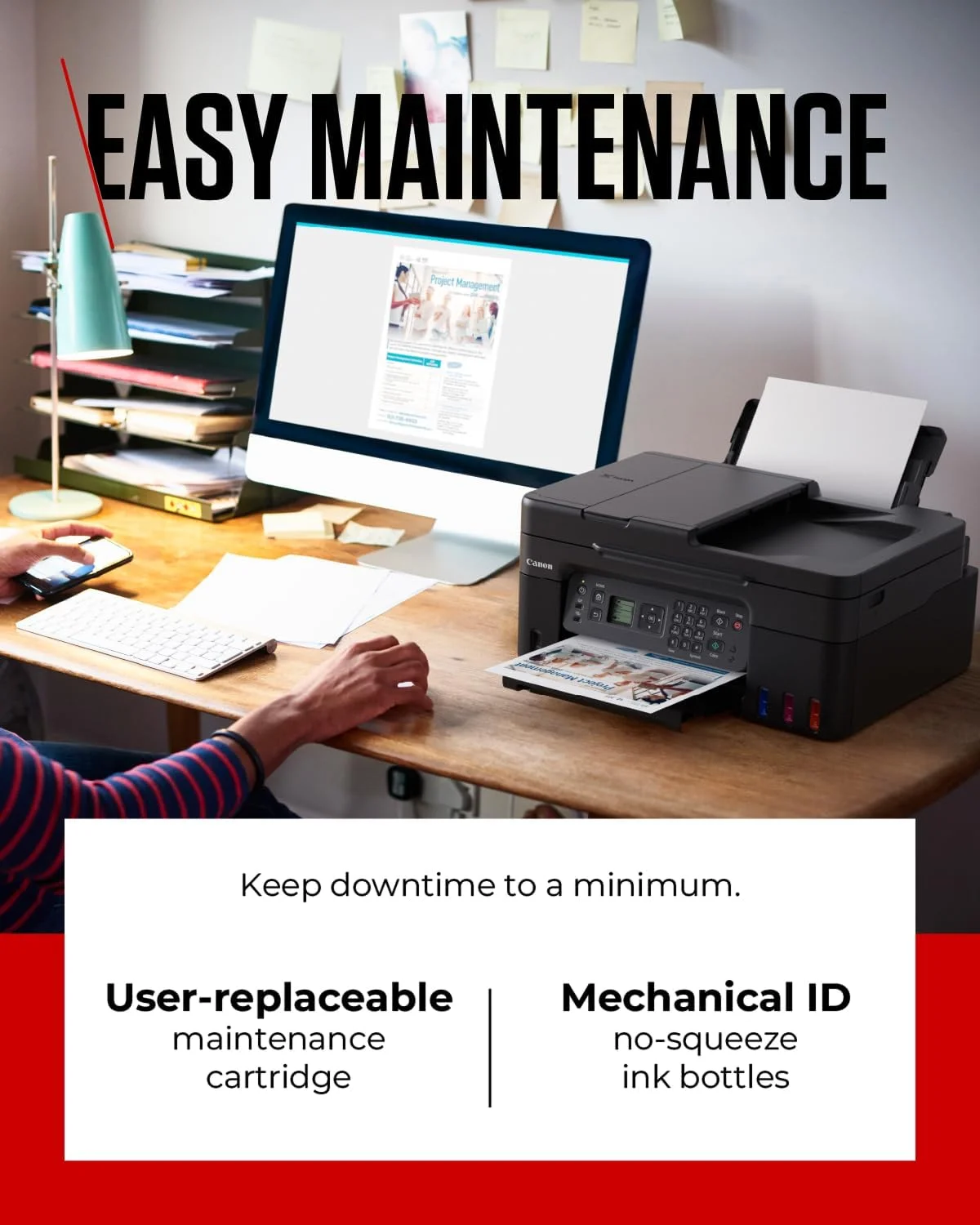 پرینتر جوهرافشان چندکاره رنگی بیسیم کانن PIXMA G4570 با مخزن بزرگ قابل شارژ - چاپ A4، کپی، اسکن، فکس - Wi-Fi، اتصال ابری - ظرفیت 100 برگه، ADF - سازگار با Mac، Windows، Chrome پرینتر جوهرافشان چندکاره رنگی بیسیم کانن PIXMA G4570 با مخزن بزرگ قابل شارژ - چاپ A4، کپی، اسکن، فکس - Wi-Fi، اتصال ابری - ظرفیت 100 برگه، ADF - سازگار با Mac، Windows، Chrome