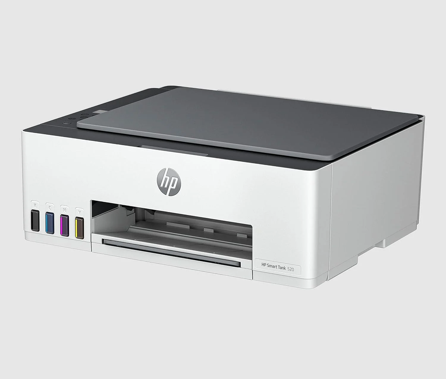 پرینتر جوهرافشان چندکاره بی‌سیم HP Smart Tank 520، چاپ، اسکن، کپی، چاپ تا 18000 صفحه سیاه و سفید یا 6000 صفحه رنگی - خاکستری [1F3W2A]