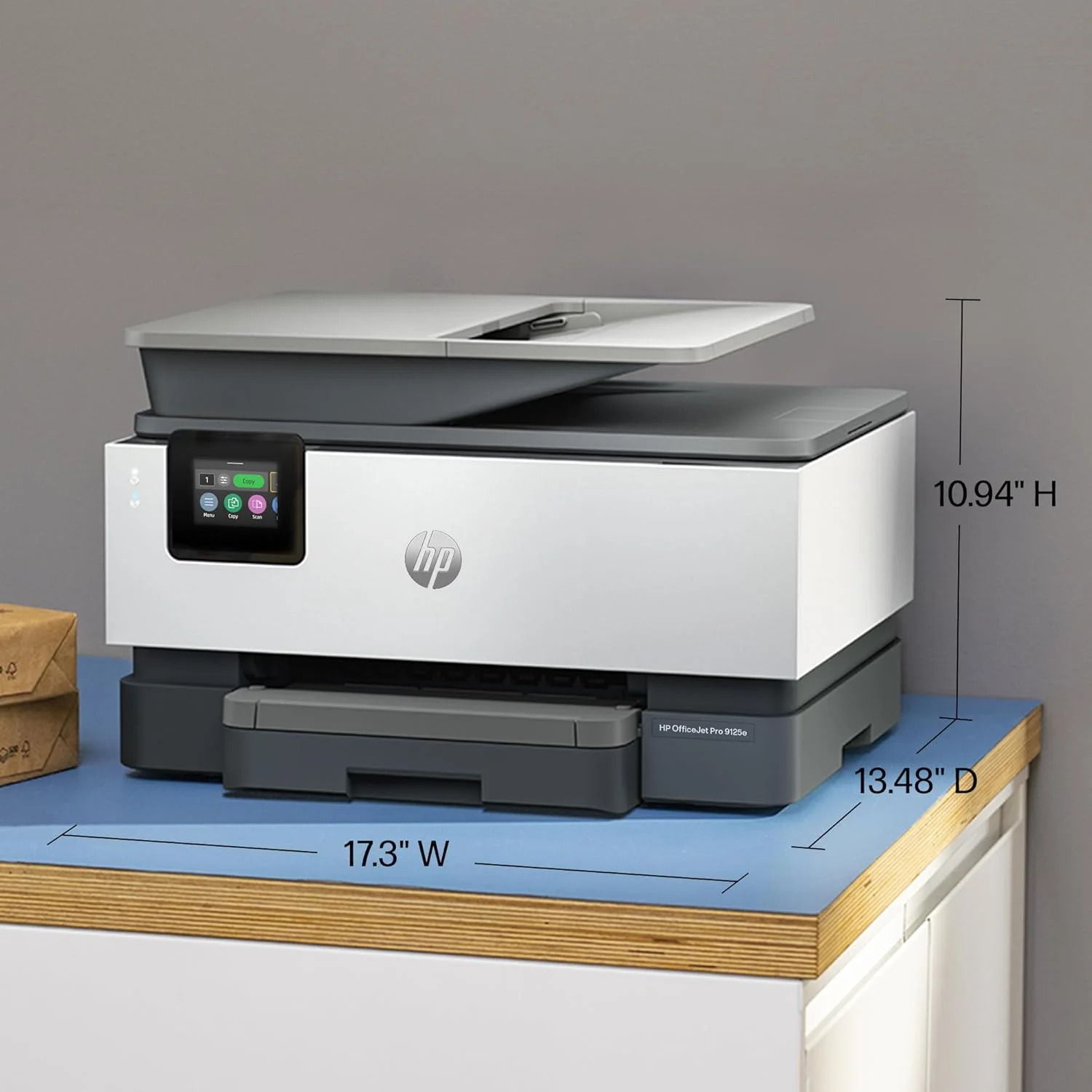 پرینتر چندکاره جوهرافشان رنگی HP OfficeJet Pro 9125e، مناسب برای کسب و کارهای کوچک و متوسط، قابلیت چاپ، کپی، اسکن، فکس، سازگار با Instant Ink (شامل 3 ماه اشتراک رایگان)؛ دارای صفحه لمسی؛ اسکن هوشمند پیشرفته پرینتر چندکاره جوهرافشان رنگی HP OfficeJet Pro 9125e، مناسب برای کسب و کارهای کوچک و متوسط، قابلیت چاپ، کپی، اسکن، فکس، سازگار با Instant Ink (شامل 3 ماه اشتراک رایگان)؛ دارای صفحه لمسی؛ اسکن هوشمند پیشرفته