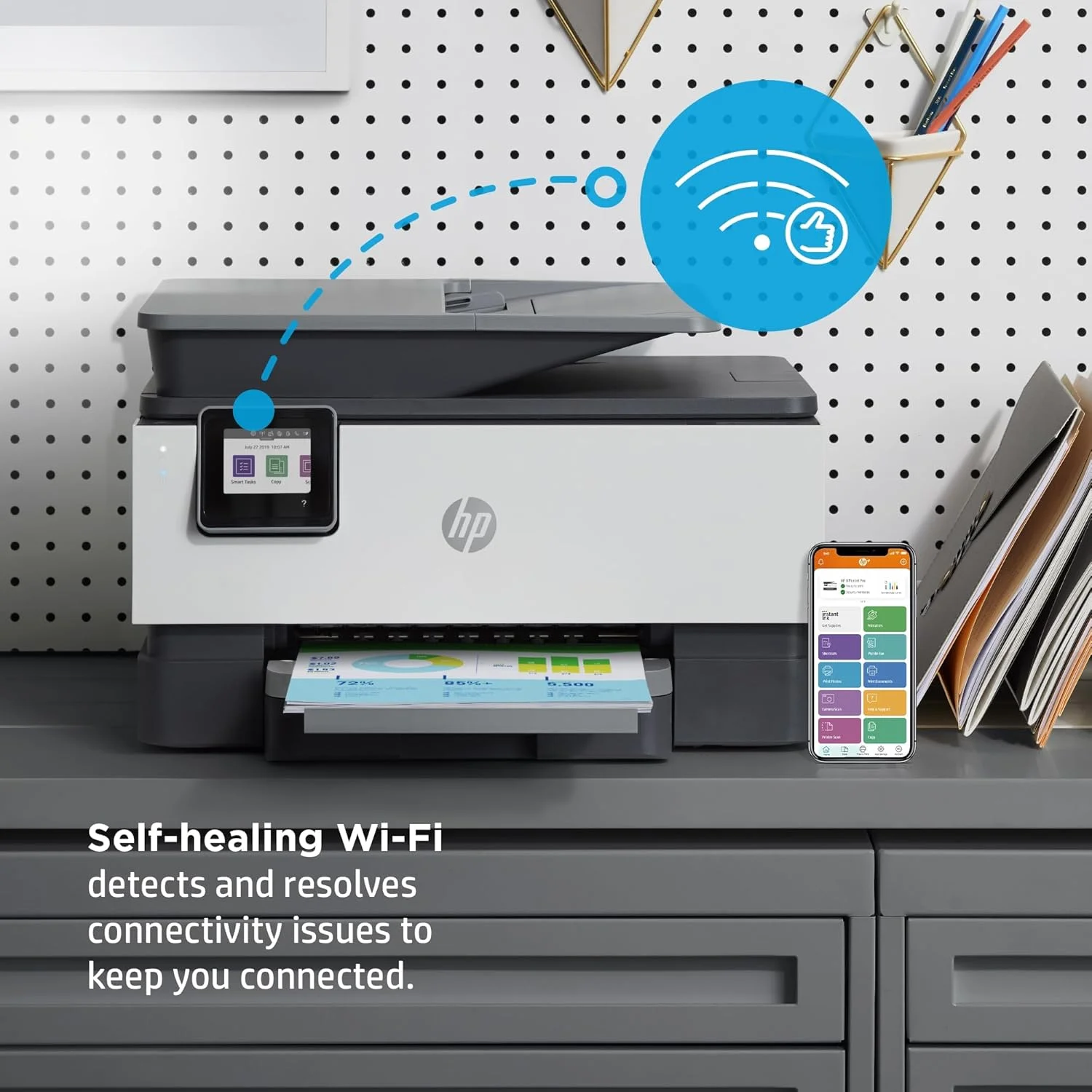 پرینتر رنگی چندکاره HP OfficeJet Pro 9014e به همراه 9 ماه اشتراک Instant Ink با HP+ پرینتر رنگی چندکاره HP OfficeJet Pro 9014e به همراه 9 ماه اشتراک Instant Ink با HP+