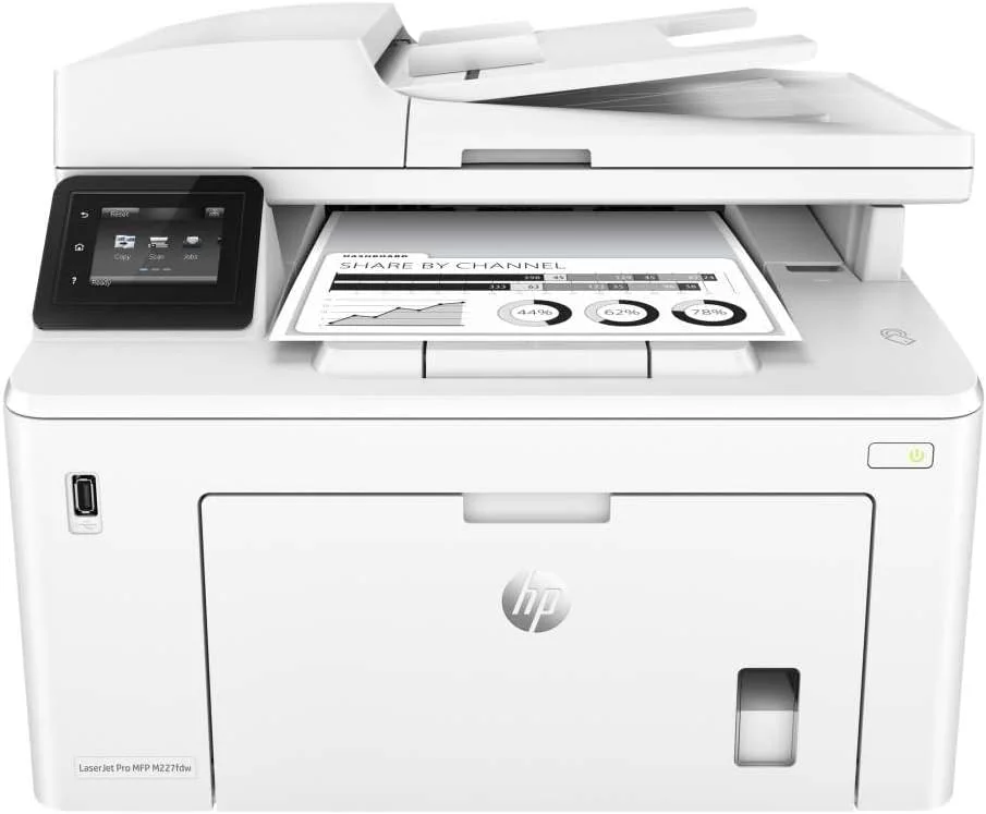 پرینتر چندکاره لیزری HP LaserJet Pro M227fdw، سفید پرینتر چندکاره لیزری HP LaserJet Pro M227fdw، سفید