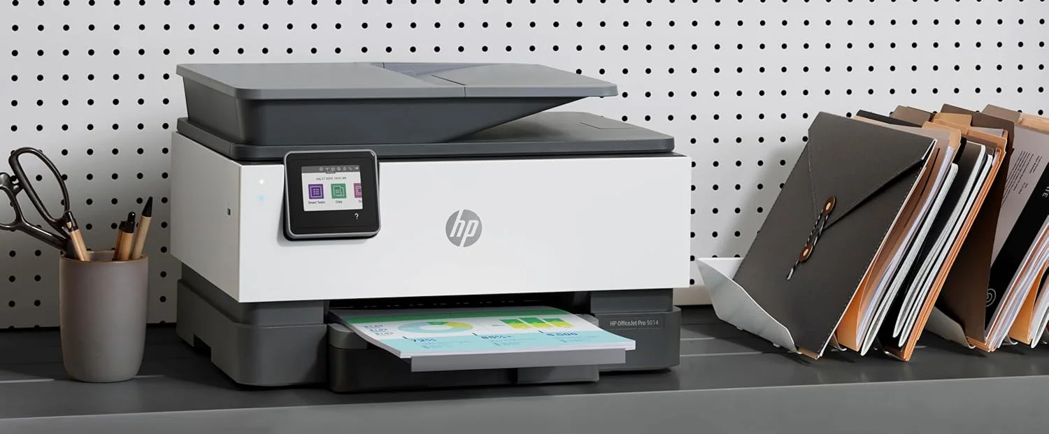 پرینتر رنگی چندکاره HP OfficeJet Pro 9014e به همراه 9 ماه اشتراک Instant Ink با HP+ پرینتر رنگی چندکاره HP OfficeJet Pro 9014e به همراه 9 ماه اشتراک Instant Ink با HP+