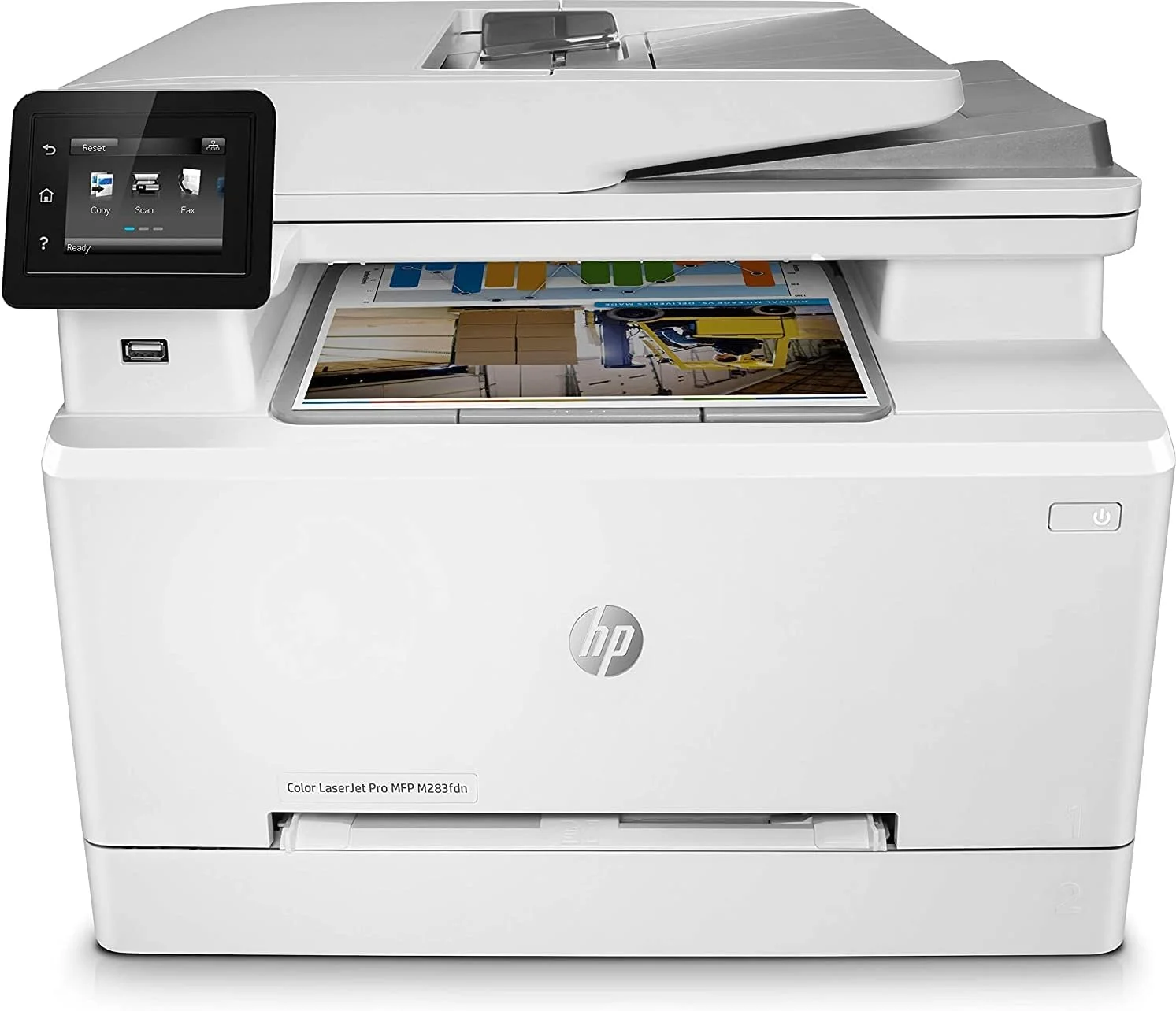 پرینتر چندکاره رنگی لیزری اچ پی مدل LaserJet Pro MFP M283fdn (7KW74A)