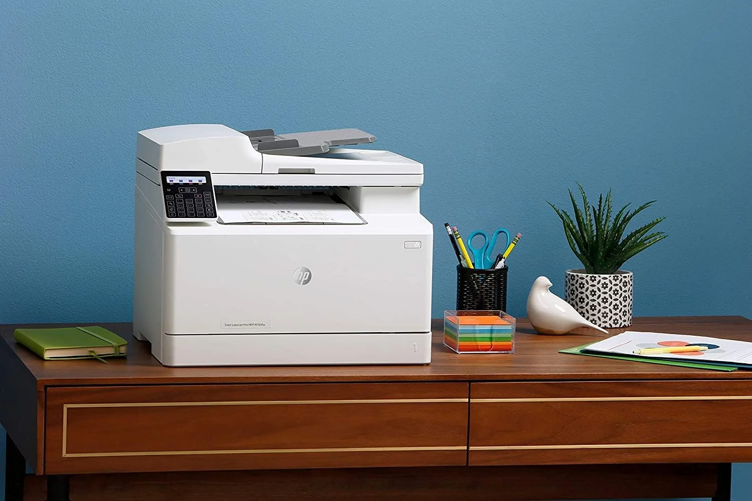پرینتر چندکاره لیزری رنگی اچ پی مدل LaserJet Pro MFP M183fw (7KW56A)
