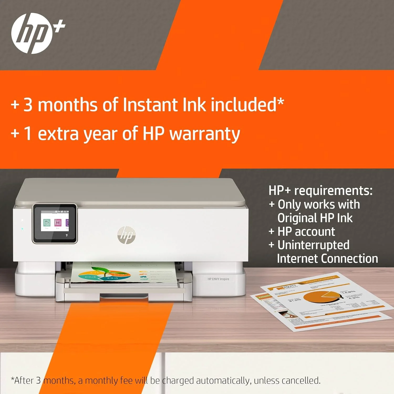 پرینتر رنگی بیسیم چندکاره HP ENVY Inspire 7220e با 6 ماه اشتراک Instant Ink به همراه HP+، سفید، تک سایز پرینتر رنگی بیسیم چندکاره HP ENVY Inspire 7220e با 6 ماه اشتراک Instant Ink به همراه HP+، سفید، تک سایز