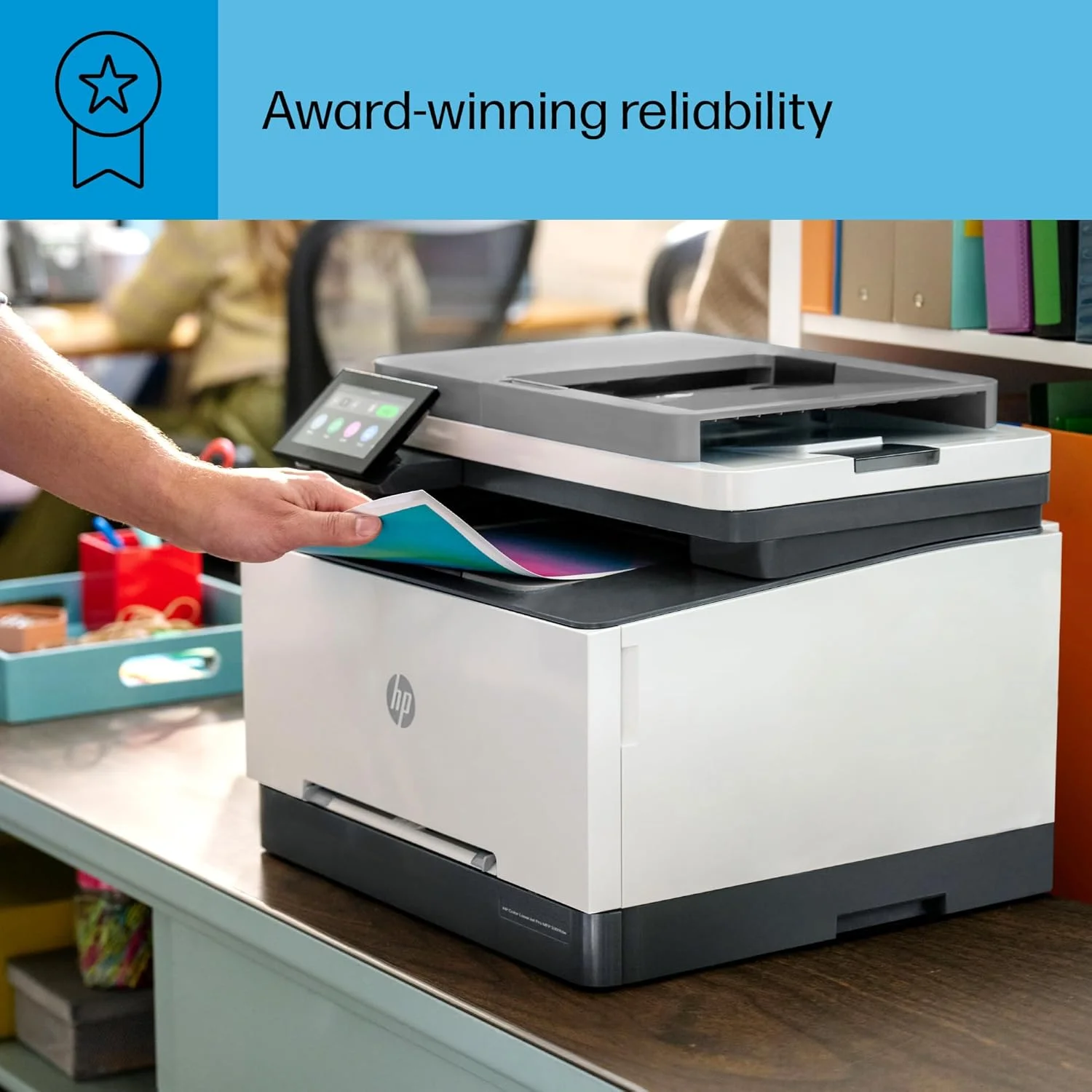 پرینتر لیزری رنگی چندکاره HP Color LaserJet Pro MFP 3301fdw، پرینتر اداری، اسکنر، کپی، فکس، ADF، دورو، بهترین برای دفتر کار (499Q5F) پرینتر لیزری رنگی چندکاره HP Color LaserJet Pro MFP 3301fdw، پرینتر اداری، اسکنر، کپی، فکس، ADF، دورو، بهترین برای دفتر کار (499Q5F)