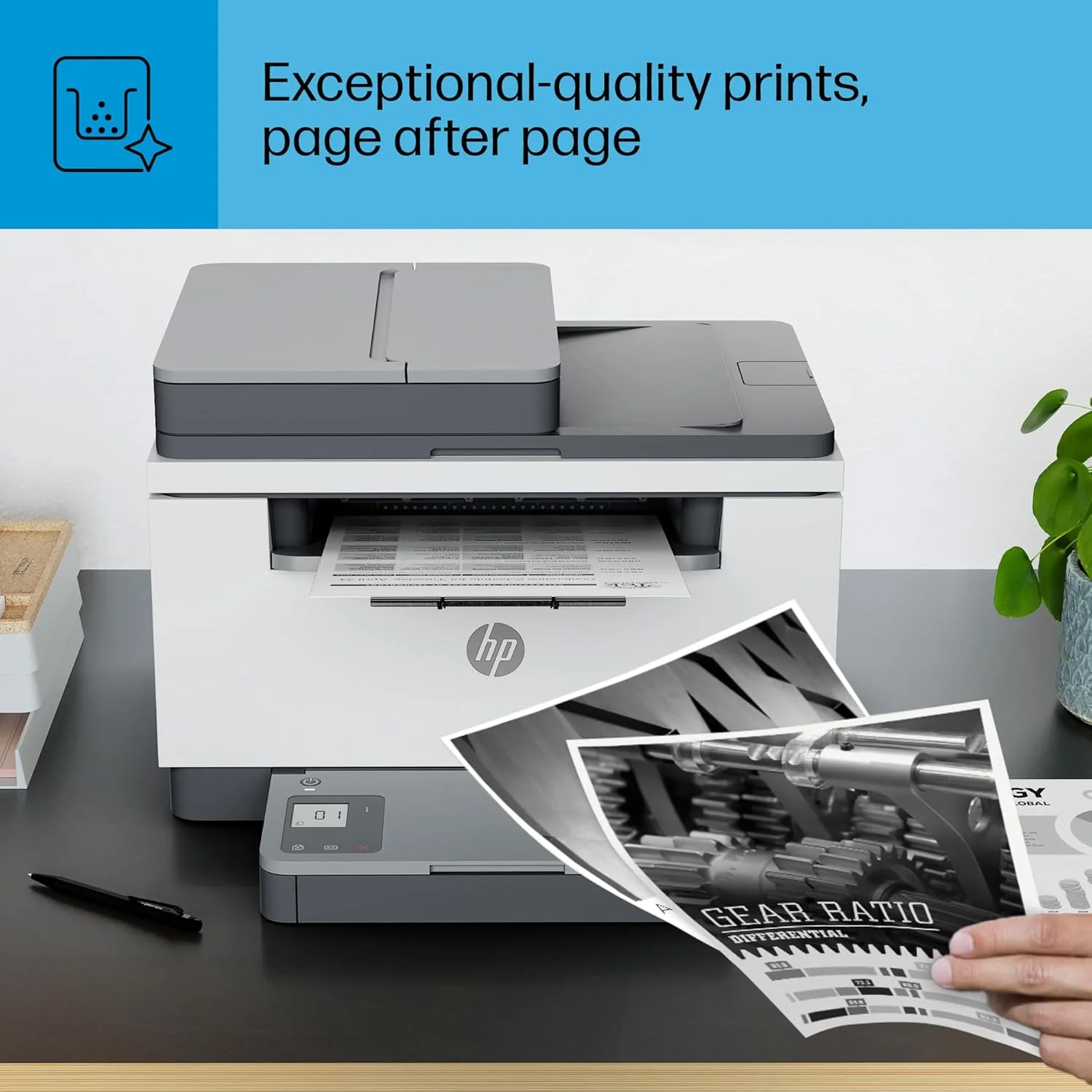 پرینتر لیزری چندکاره HP Laserjet MFP M235sdw، چاپگر لیزری بیسیم همه کاره، اسکن/کپی، سیاه و سفید، دورو، بهترین برای دفتر کار پرینتر لیزری چندکاره HP Laserjet MFP M235sdw، چاپگر لیزری بیسیم همه کاره، اسکن/کپی، سیاه و سفید، دورو، بهترین برای دفتر کار
