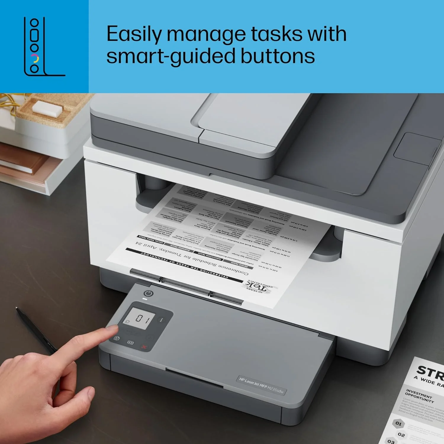 پرینتر لیزری چندکاره HP Laserjet MFP M235sdw، چاپگر لیزری بیسیم همه کاره، اسکن/کپی، سیاه و سفید، دورو، بهترین برای دفتر کار پرینتر لیزری چندکاره HP Laserjet MFP M235sdw، چاپگر لیزری بیسیم همه کاره، اسکن/کپی، سیاه و سفید، دورو، بهترین برای دفتر کار