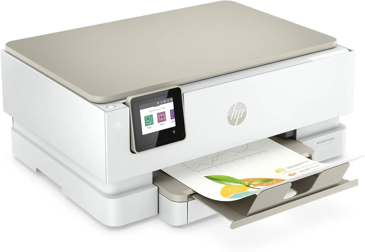 پرینتر رنگی بیسیم چندکاره HP ENVY Inspire 7220e با 6 ماه اشتراک Instant Ink به همراه HP+، سفید، تک سایز پرینتر رنگی بیسیم چندکاره HP ENVY Inspire 7220e با 6 ماه اشتراک Instant Ink به همراه HP+، سفید، تک سایز