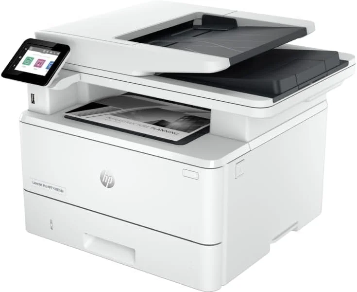 پرینتر چندکاره لیزری اچ پی مدل LaserJet Pro MFP 4103fdn (2Z628A)، چاپ، کپی، اسکن، فکس، سفید پرینتر چندکاره لیزری اچ پی مدل LaserJet Pro MFP 4103fdn (2Z628A)، چاپ، کپی، اسکن، فکس، سفید