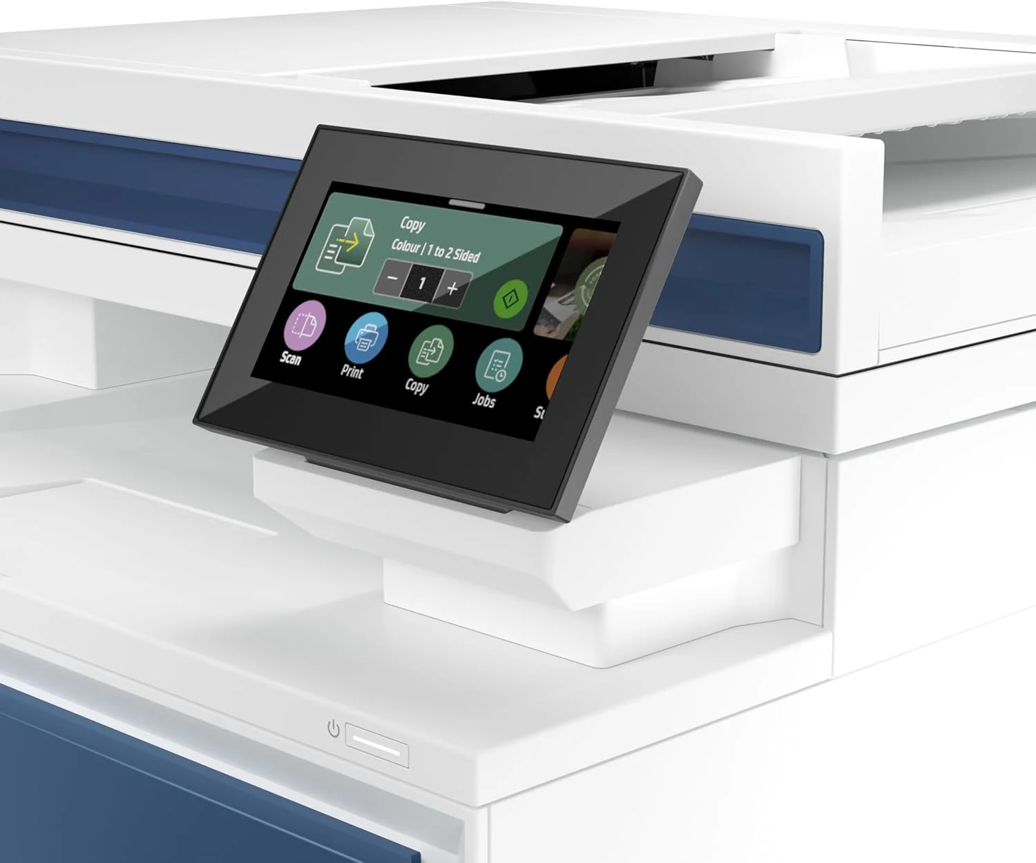 پرینتر چندکاره رنگی لیزری HP Color LaserJet Pro MFP 4303FDN، سرعت 33 صفحه در دقیقه، پرینت/کپی/اسکن/فکس، ADF با ظرفیت 50 برگ، آبی/سفید پرینتر چندکاره رنگی لیزری HP Color LaserJet Pro MFP 4303FDN، سرعت 33 صفحه در دقیقه، پرینت/کپی/اسکن/فکس، ADF با ظرفیت 50 برگ، آبی/سفید