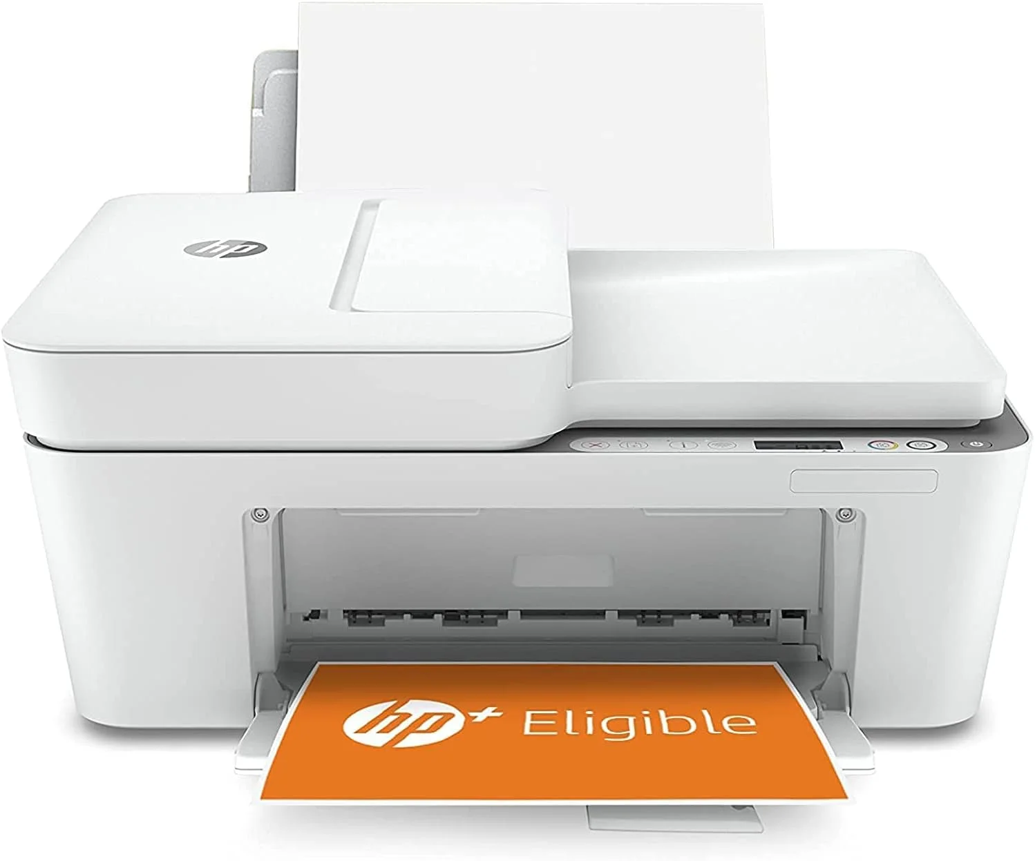 پرینتر رنگی چندکاره HP DeskJet 4120e با 6 ماه اشتراک Instant Ink به همراه HP+، دارای تغذیه خودکار اسناد 35 صفحه ای، سفید