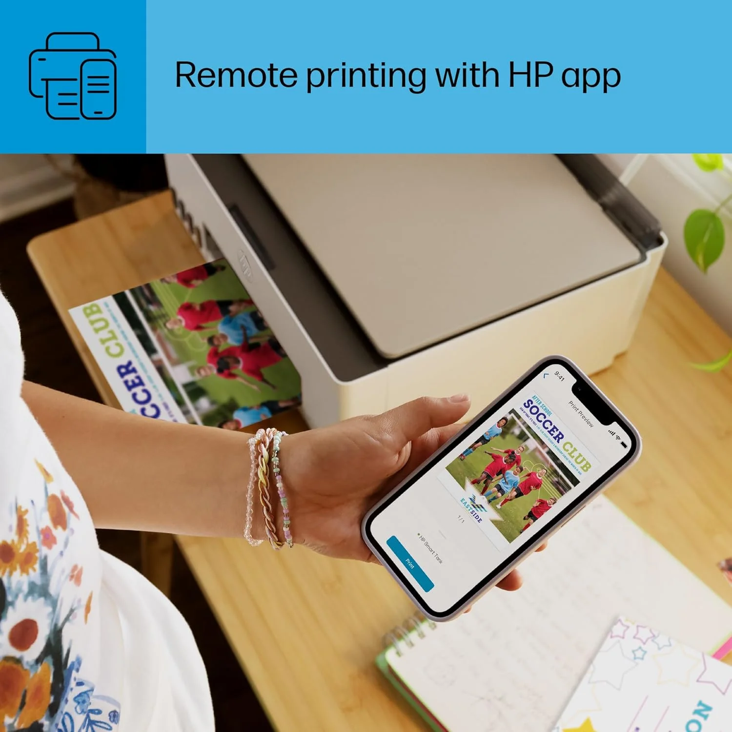 پرینتر مخزن دار جوهر افشان چندکاره بی سیم HP Smart Tank 5103 با 2 سال جوهر و 100 برگ کاغذ عکس، پرینت، اسکن، کپی، بهترین برای خانه، مخزن جوهر قابل شارژ (5D1B2A) پرینتر مخزن دار جوهر افشان چندکاره بی سیم HP Smart Tank 5103 با 2 سال جوهر و 100 برگ کاغذ عکس، پرینت، اسکن، کپی، بهترین برای خانه، مخزن جوهر قابل شارژ (5D1B2A)