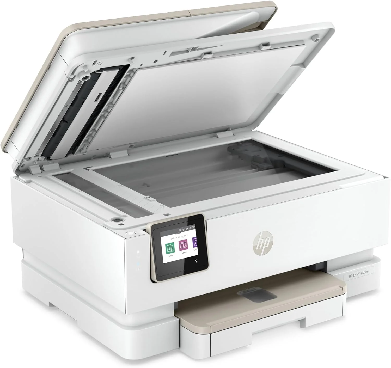 پرینتر جوهرافشان رنگی چندکاره بی سیم HP ENVY Inspire 7958e، چاپ، اسکن، کپی، چاپ دورو، بهترین برای خانه، 6 ماه جوهر رایگان (327A7A) پرینتر جوهرافشان رنگی چندکاره بی سیم HP ENVY Inspire 7958e، چاپ، اسکن، کپی، چاپ دورو، بهترین برای خانه، 6 ماه جوهر رایگان (327A7A)