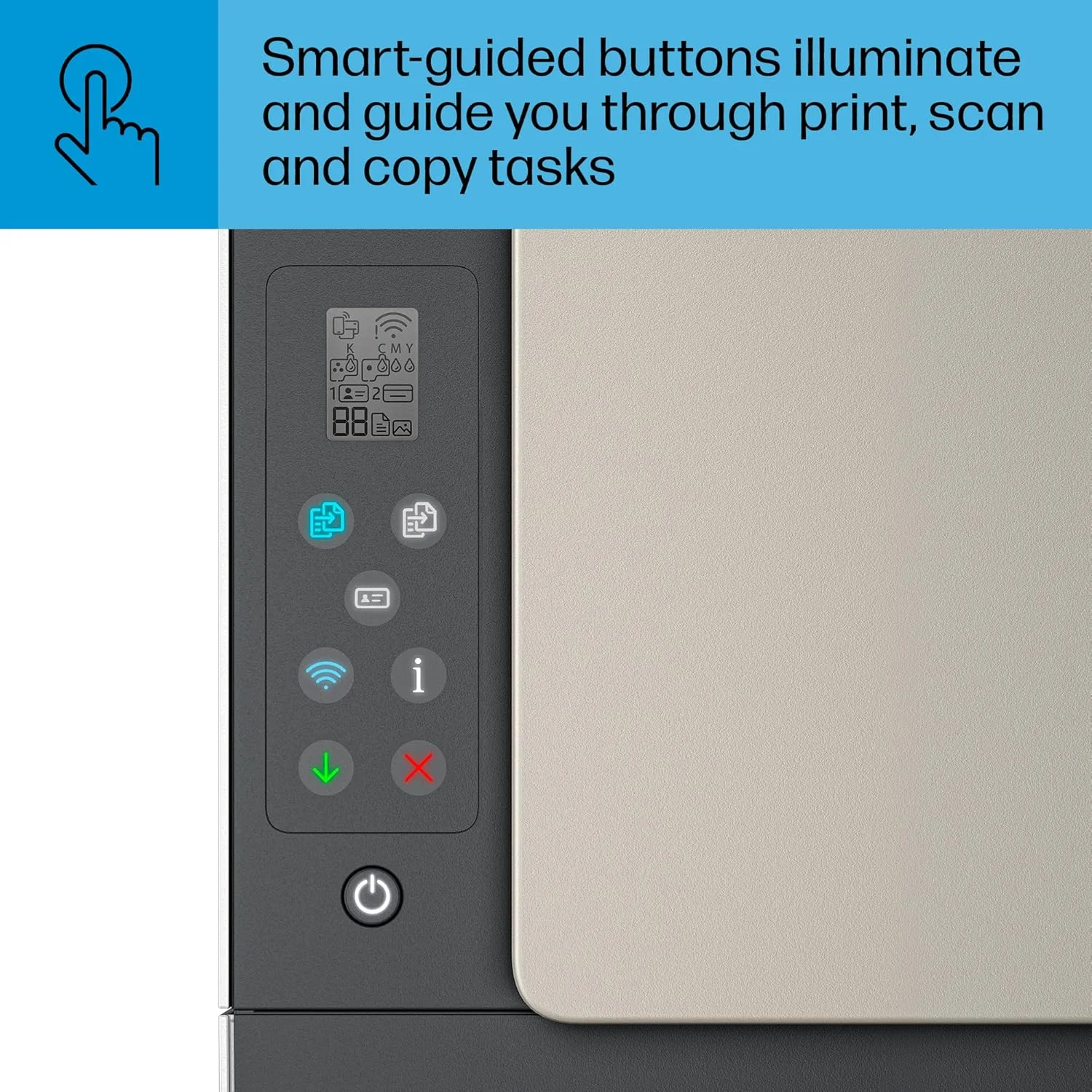 پرینتر مخزن دار جوهر افشان چندکاره بی سیم HP Smart Tank 5103 با 2 سال جوهر و 100 برگ کاغذ عکس، پرینت، اسکن، کپی، بهترین برای خانه، مخزن جوهر قابل شارژ (5D1B2A) پرینتر مخزن دار جوهر افشان چندکاره بی سیم HP Smart Tank 5103 با 2 سال جوهر و 100 برگ کاغذ عکس، پرینت، اسکن، کپی، بهترین برای خانه، مخزن جوهر قابل شارژ (5D1B2A)