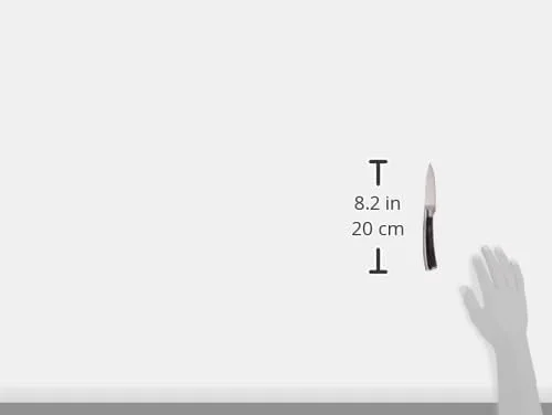 چاقوی پوست کن برگنر هارلی، 8.75 سانتی متر، استیل ضد زنگ، BG4229mm، نقره ای