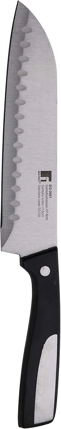 چاقوی سانتوکو برگنر مدل Resa، طول تیغه 17.5 سانتی متر، استیل ضد زنگ، رنگ مشکی، BG3951، چند رنگ چاقوی سانتوکو برگنر مدل Resa، طول تیغه 17.5 سانتی متر، استیل ضد زنگ، رنگ مشکی، BG3951، چند رنگ