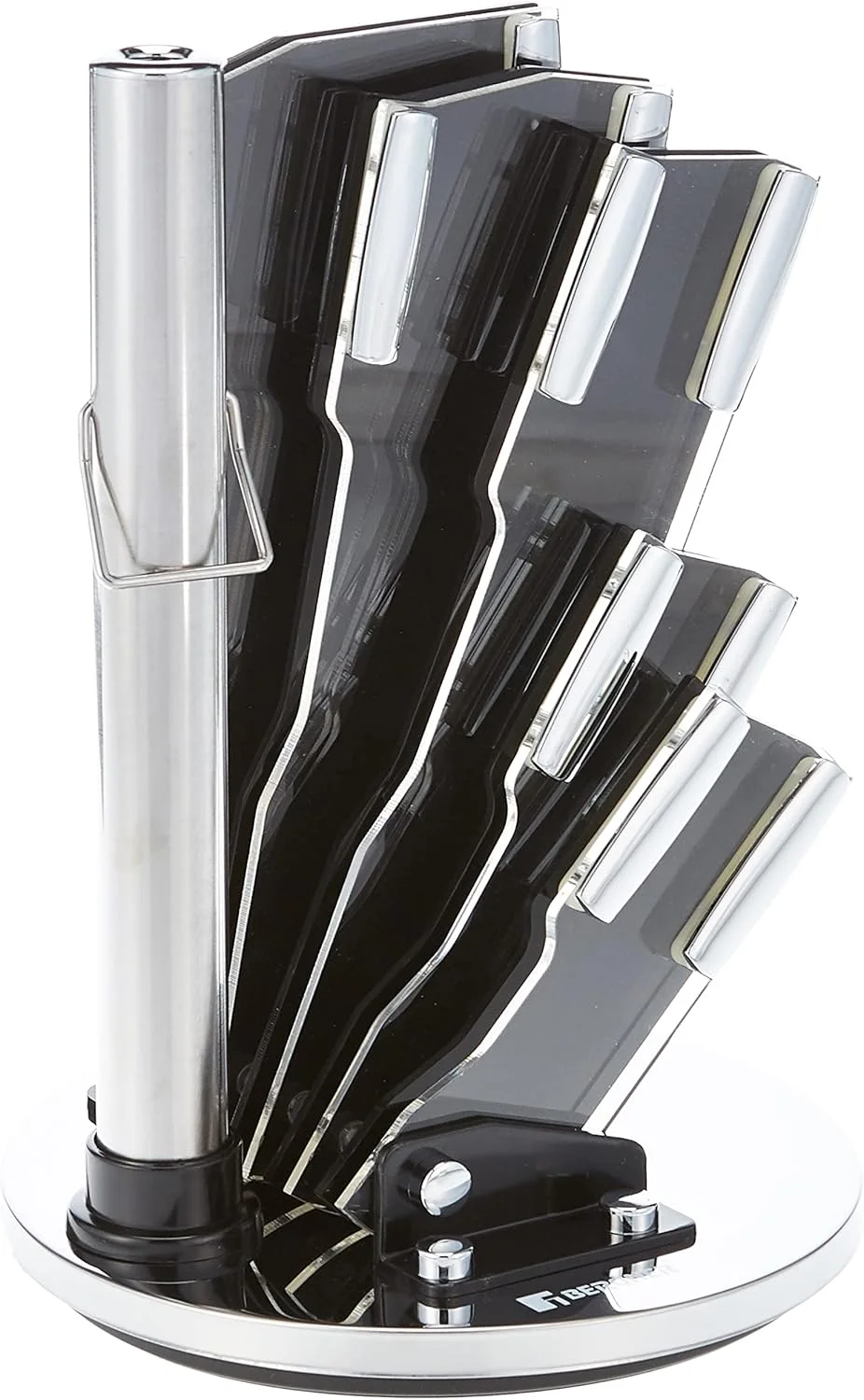 ست چاقوی 8 پارچه برگنر مدل Resa، استیل ضد زنگ، مشکی، BG3949 ست چاقوی 8 پارچه برگنر مدل Resa، استیل ضد زنگ، مشکی، BG3949