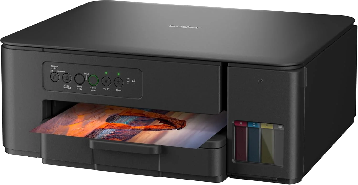 پرینتر جوهرافشان مخزن دار بی سیم همه کاره Brother مدل DCP-T430W، چاپ بی سیم و موبایل، طراحی فوق العاده جمع و جور پرینتر جوهرافشان مخزن دار بی سیم همه کاره Brother مدل DCP-T430W، چاپ بی سیم و موبایل، طراحی فوق العاده جمع و جور