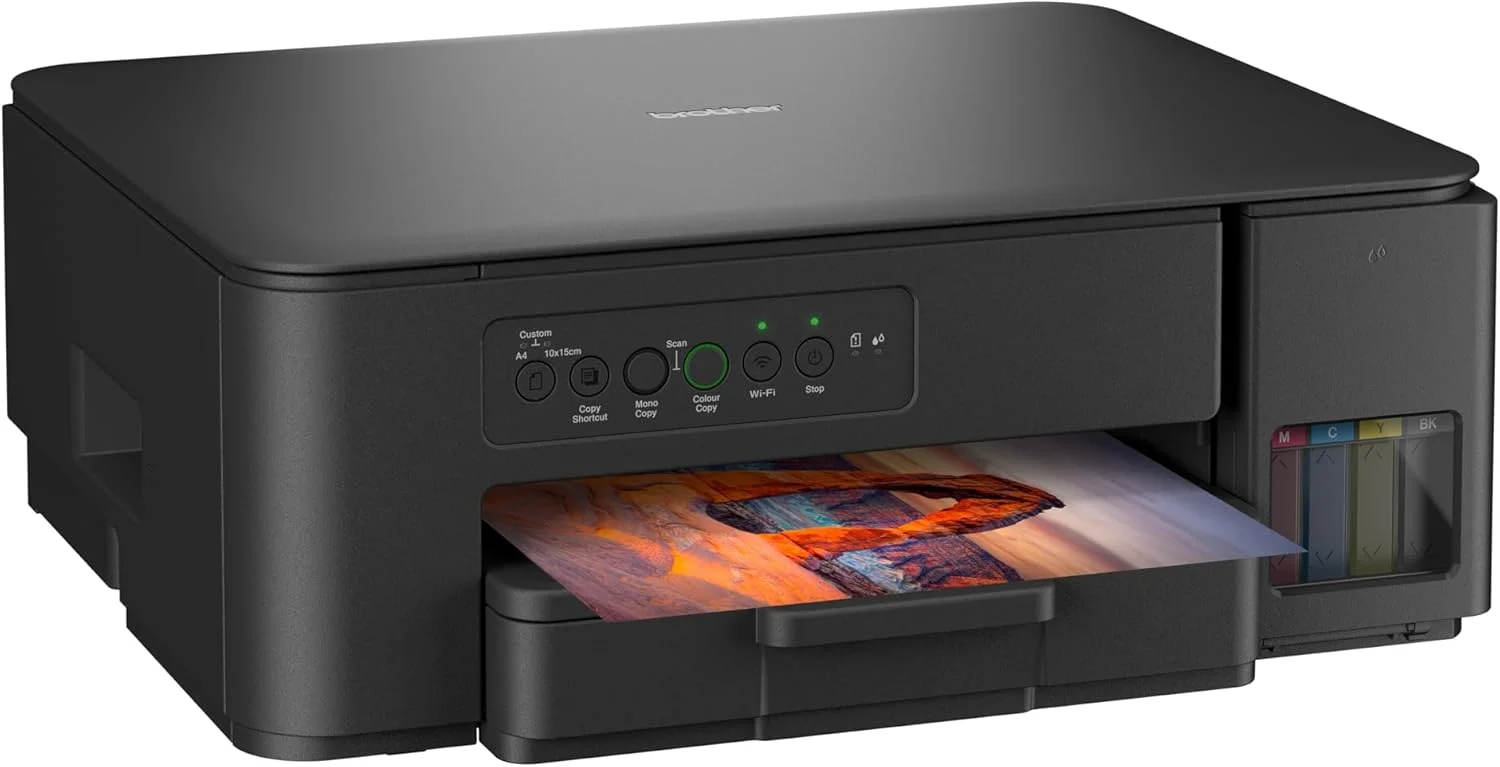 پرینتر جوهرافشان مخزن دار بی سیم همه کاره Brother مدل DCP-T430W، چاپ بی سیم و موبایل، طراحی فوق العاده جمع و جور پرینتر جوهرافشان مخزن دار بی سیم همه کاره Brother مدل DCP-T430W، چاپ بی سیم و موبایل، طراحی فوق العاده جمع و جور