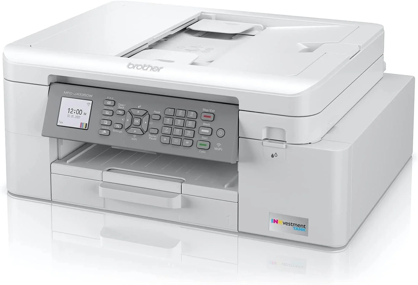 پرینتر جوهرافشان چندکاره Brother MFC-J4335DW با قابلیت چاپ دورو و بیسیم به همراه تا 1 سال جوهر (بازسازی شده درجه یک) پرینتر جوهرافشان چندکاره Brother MFC-J4335DW با قابلیت چاپ دورو و بیسیم به همراه تا 1 سال جوهر (بازسازی شده درجه یک)