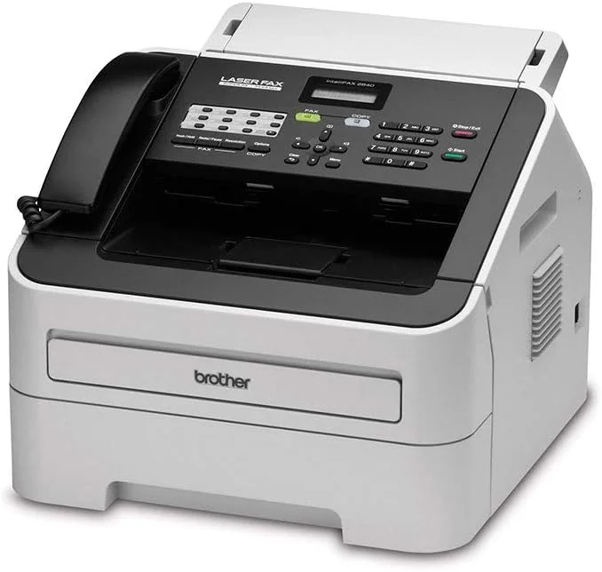 فکس لیزری پرسرعت Brother Fax-2840، سرعت چاپ سریع، تونر جوهر مشکی با بازدهی بالا فکس لیزری پرسرعت Brother Fax-2840، سرعت چاپ سریع، تونر جوهر مشکی با بازدهی بالا