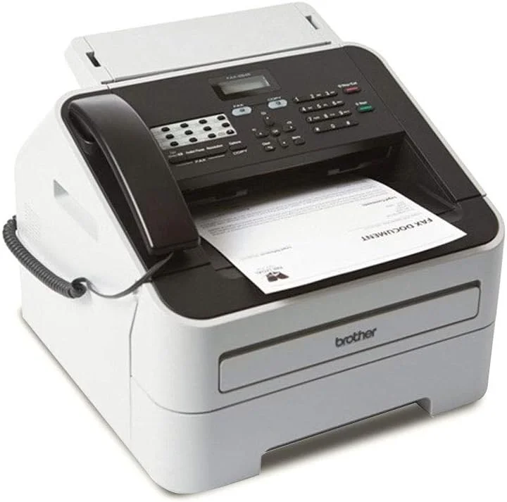 فکس لیزری پرسرعت Brother Fax-2840، سرعت چاپ سریع، تونر جوهر مشکی با بازدهی بالا فکس لیزری پرسرعت Brother Fax-2840، سرعت چاپ سریع، تونر جوهر مشکی با بازدهی بالا