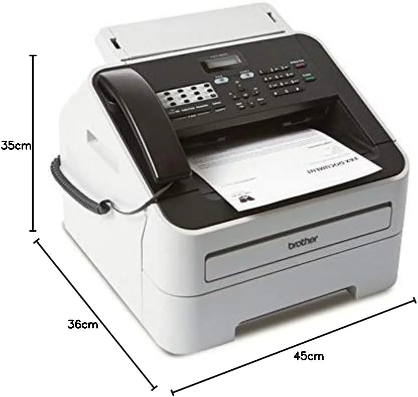 فکس لیزری پرسرعت Brother Fax-2840، سرعت چاپ سریع، تونر جوهر مشکی با بازدهی بالا فکس لیزری پرسرعت Brother Fax-2840، سرعت چاپ سریع، تونر جوهر مشکی با بازدهی بالا
