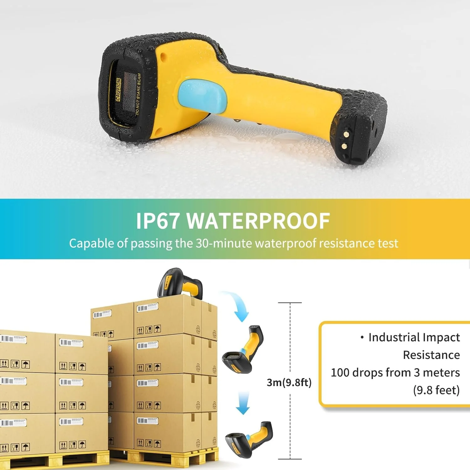 اسکنر بارکد بلوتوثی صنعتی QR ارتقا یافته NETUM با داک شارژ، بارکد خوان بی سیم 2D 1D با باتری 2600mAh، مقاوم در برابر ضربه، ضد گرد و غبار، هندزفری برای ویندوز، مک، اندروید، iOS (NT-1200) اسکنر بارکد بلوتوثی صنعتی QR ارتقا یافته NETUM با داک شارژ، بارکد خوان بی سیم 2D 1D با باتری 2600mAh، مقاوم در برابر ضربه، ضد گرد و غبار، هندزفری برای ویندوز، مک، اندروید، iOS (NT-1200)