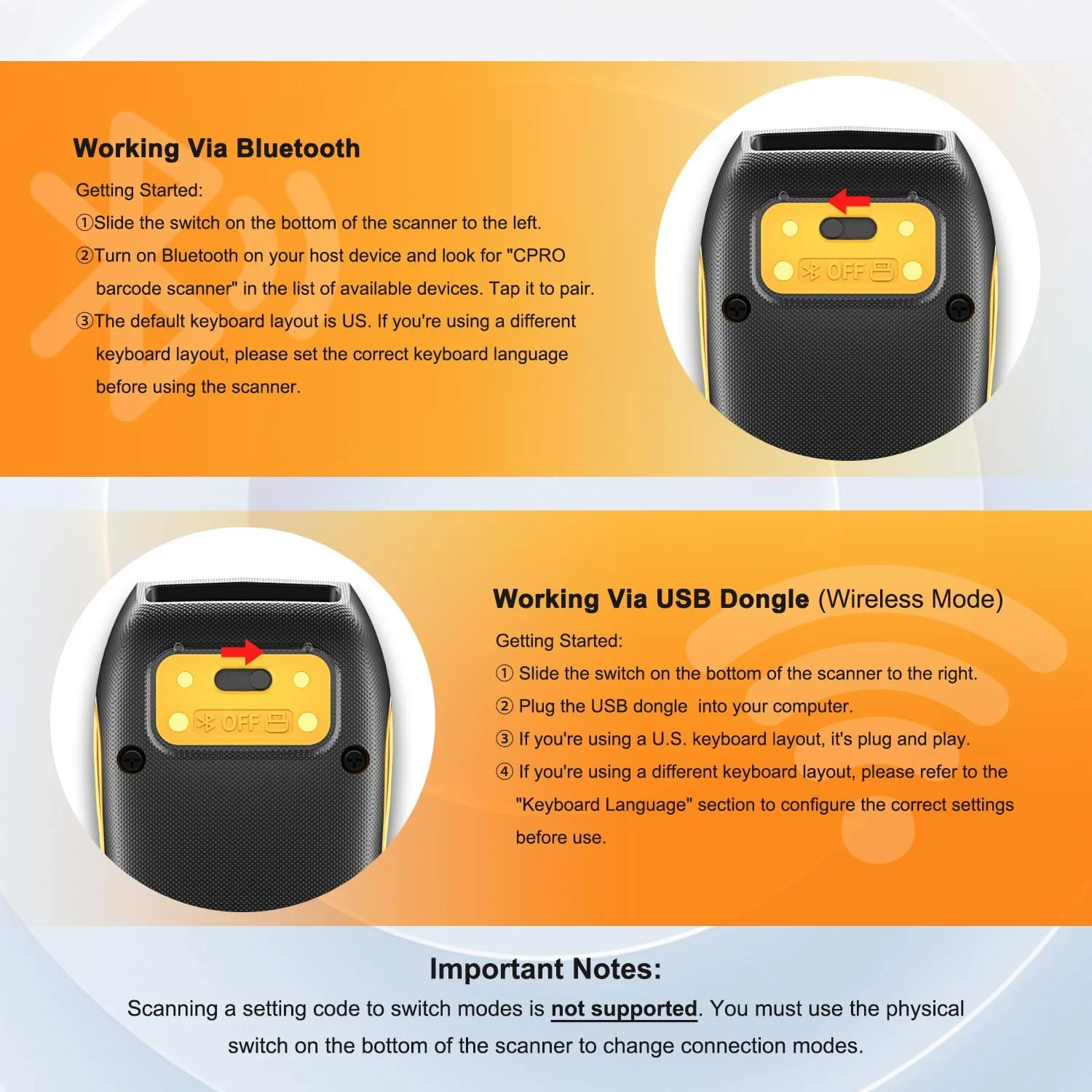 اسکنر کد QR مدل NETUM CS7501 – اسکنر بارکد بلوتوثی ارتقا یافته، بارکد خوان مینی قابل حمل 1D و 2D برای مدیریت موجودی، اسکنر تصویر بی سیم برای تبلت ها، اندروید، iOS، PC و سیستم های POS