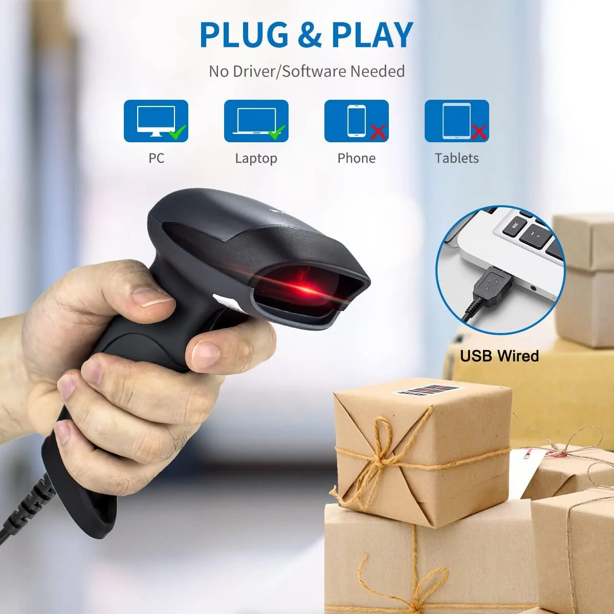 بارکد خوان لیزری دستی تک بعدی NETUM® مدل NT-M1 با سیم USB 32 بیتی مناسب سیستم POS و اسکن بارکد A4 بارکد خوان لیزری دستی تک بعدی NETUM® مدل NT-M1 با سیم USB 32 بیتی مناسب سیستم POS و اسکن بارکد A4