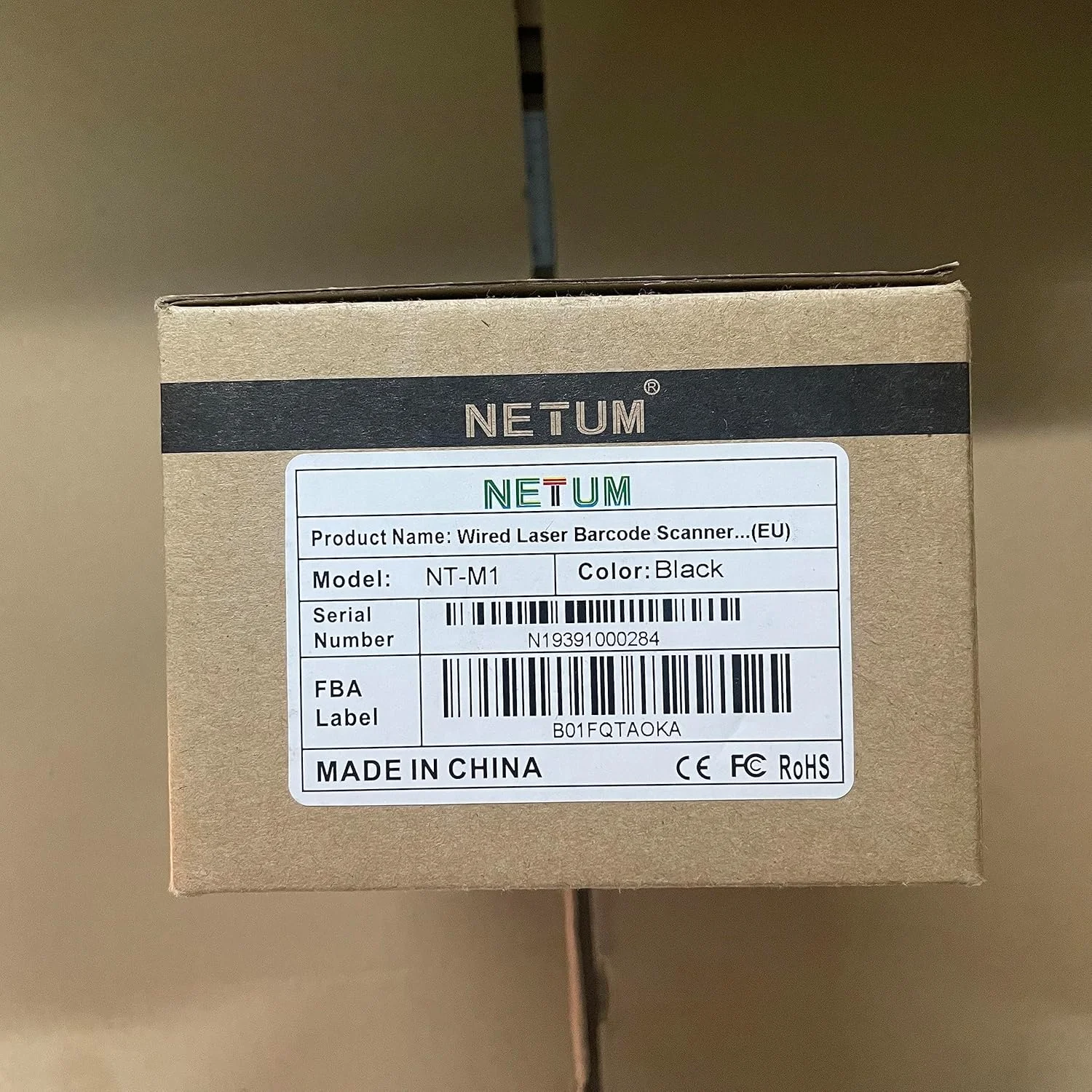بارکد خوان لیزری دستی تک بعدی NETUM® مدل NT-M1 با سیم USB 32 بیتی مناسب سیستم POS و اسکن بارکد A4 بارکد خوان لیزری دستی تک بعدی NETUM® مدل NT-M1 با سیم USB 32 بیتی مناسب سیستم POS و اسکن بارکد A4