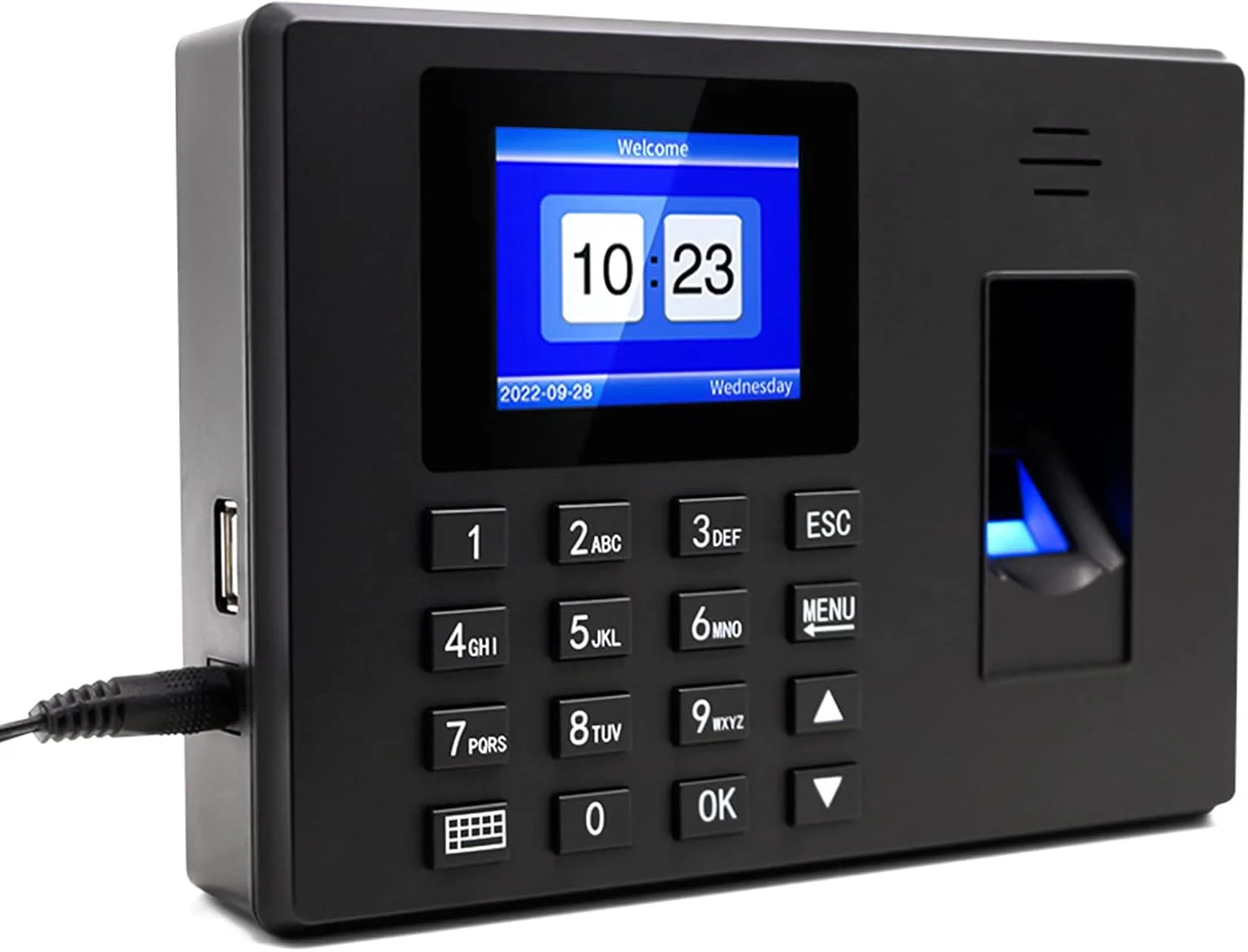 دستگاه حضور و غیاب هوشمند Eacam با پشتیبانی از اثر انگشت/رمز عبور/شناسه، دستگاه ثبت ورود و خروج کارمندان، پشتیبانی از چند زبان، کنترل دسترسی از طریق دیسک USB و تشخیص رمز عبور برای دفتر کار دستگاه حضور و غیاب هوشمند Eacam با پشتیبانی از اثر انگشت/رمز عبور/شناسه، دستگاه ثبت ورود و خروج کارمندان، پشتیبانی از چند زبان، کنترل دسترسی از طریق دیسک USB و تشخیص رمز عبور برای دفتر کار