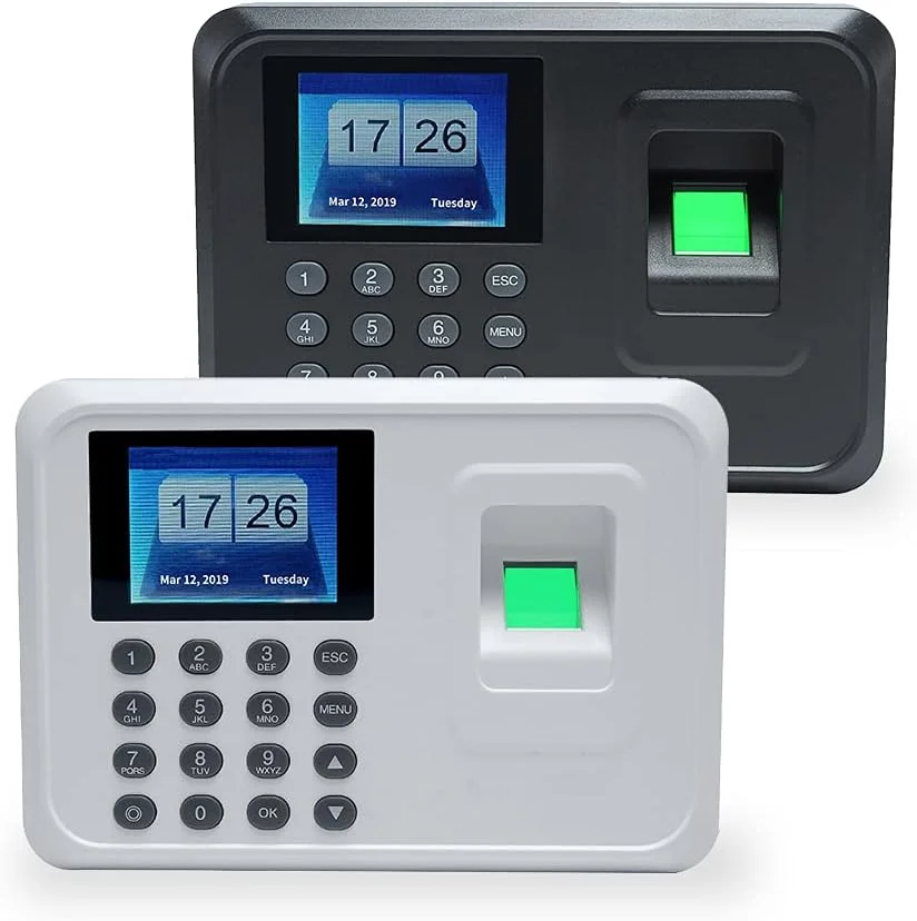 دستگاه حضور و غیاب هوشمند بیومتریک اثر انگشت و رمز عبور Eacam، دستگاه ثبت ورود و خروج کارکنان، صفحه نمایش 2.4 اینچی TFT LCD، ساعت حضور و غیاب DC 5V دستگاه حضور و غیاب هوشمند بیومتریک اثر انگشت و رمز عبور Eacam، دستگاه ثبت ورود و خروج کارکنان، صفحه نمایش 2.4 اینچی TFT LCD، ساعت حضور و غیاب DC 5V