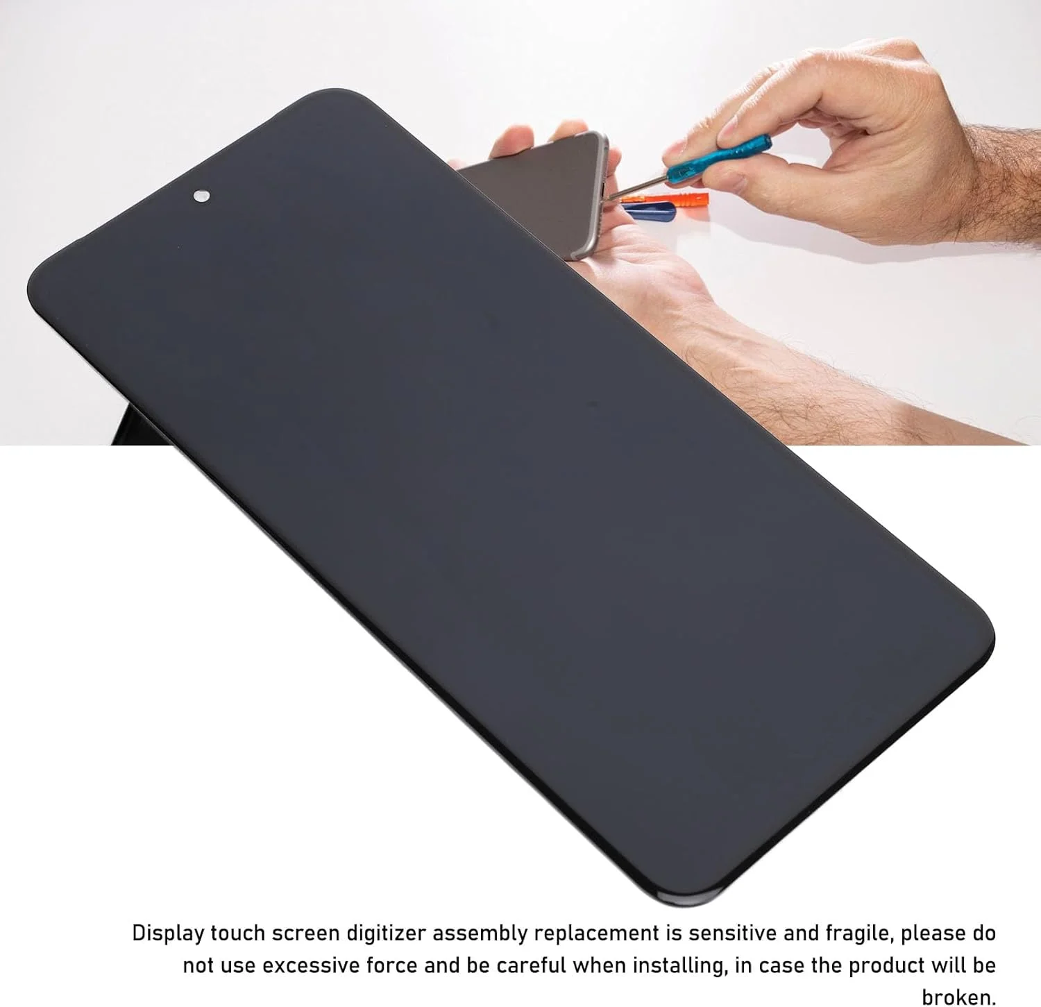 مجموعه کامل تاچ اسکرین به همراه حسگر اثر انگشت Jectse برای آیفون 8، جایگزینی صفحه نمایش با وضوح بالا برای بهبود تجربه بصری، مناسب برای علاقه مندان به DIY مجموعه کامل تاچ اسکرین به همراه حسگر اثر انگشت Jectse برای آیفون 8، جایگزینی صفحه نمایش با وضوح بالا برای بهبود تجربه بصری، مناسب برای علاقه مندان به DIY