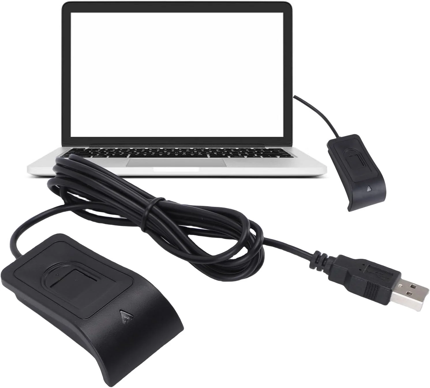 اسکنر اثر انگشت USB Bewinner با اسکنر بیومتریک لمسی 360 درجه، دانگل کامپیوتر رومیزی Plug & Play برای ویندوز 10 و 11، یادگیری تطبیقی، رمزگذاری فایل چند کاربره