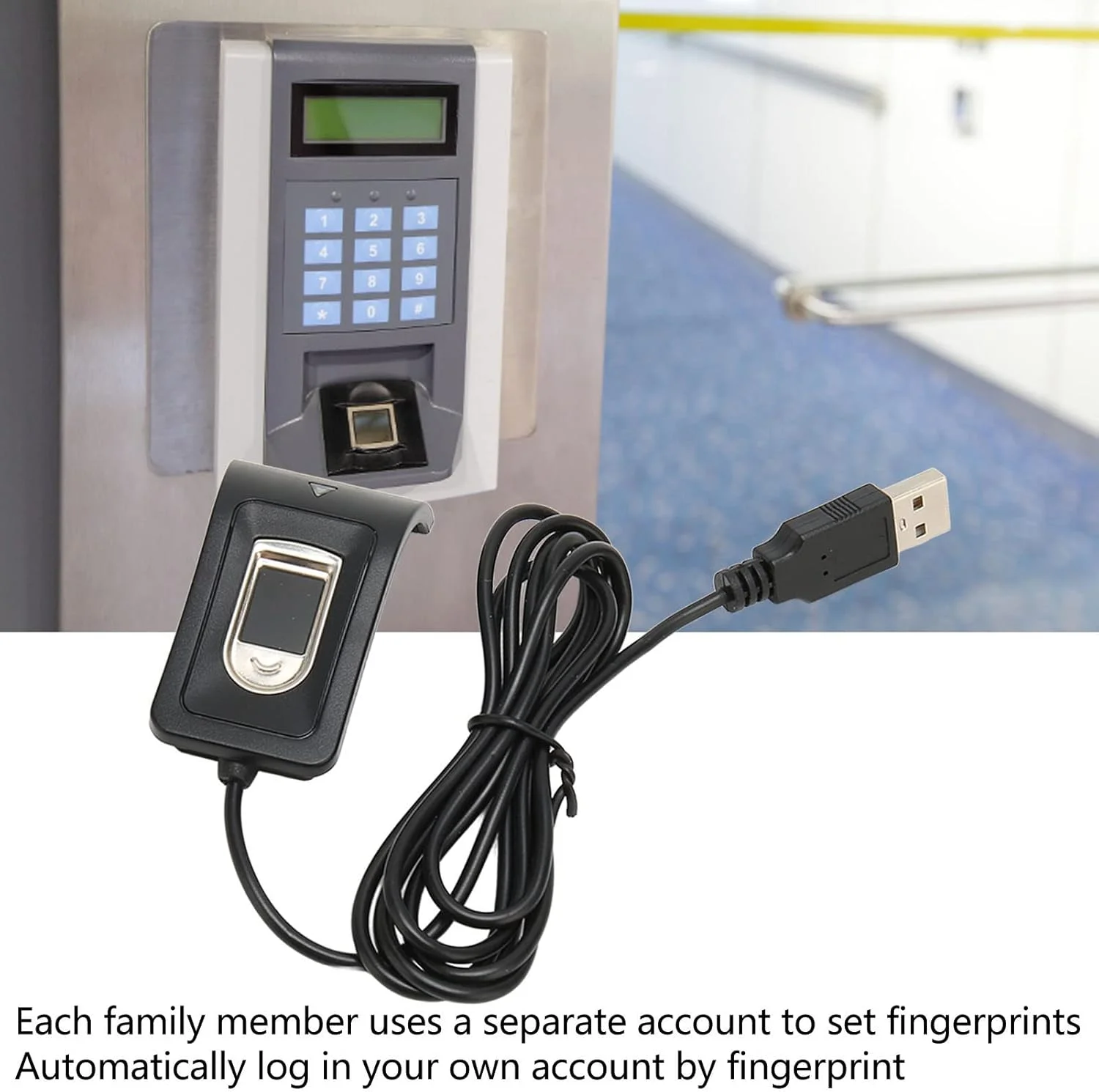 اسکنر اثر انگشت USB Bewinner، قابلیت نگهداری ده اثر انگشت، کالیبراسیون خودکار 360 درجه، اسکنر اثر انگشت دانگل PC برای کامپیوتر برای ویندوز اسکنر اثر انگشت USB Bewinner، قابلیت نگهداری ده اثر انگشت، کالیبراسیون خودکار 360 درجه، اسکنر اثر انگشت دانگل PC برای کامپیوتر برای ویندوز