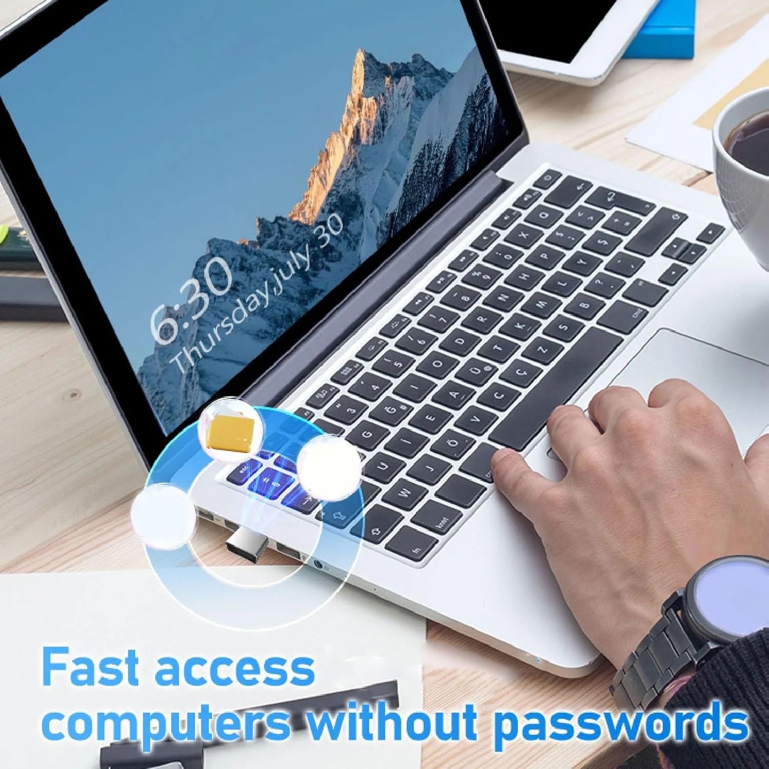 اسکنر اثر انگشت USB C Bewinner برای ورود به کامپیوترهای شخصی 10 و 11، اسکنر بیومتریک برای لپ تاپ، شناسه لمسی 360 درجه با رمزگذاری فایل و پشتیبانی از چند کاربر اسکنر اثر انگشت USB C Bewinner برای ورود به کامپیوترهای شخصی 10 و 11، اسکنر بیومتریک برای لپ تاپ، شناسه لمسی 360 درجه با رمزگذاری فایل و پشتیبانی از چند کاربر